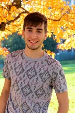 David Falk during his freshman year at Swarthmore. Photo by Ashlen Sepulveda ‘17, provided by David Falk