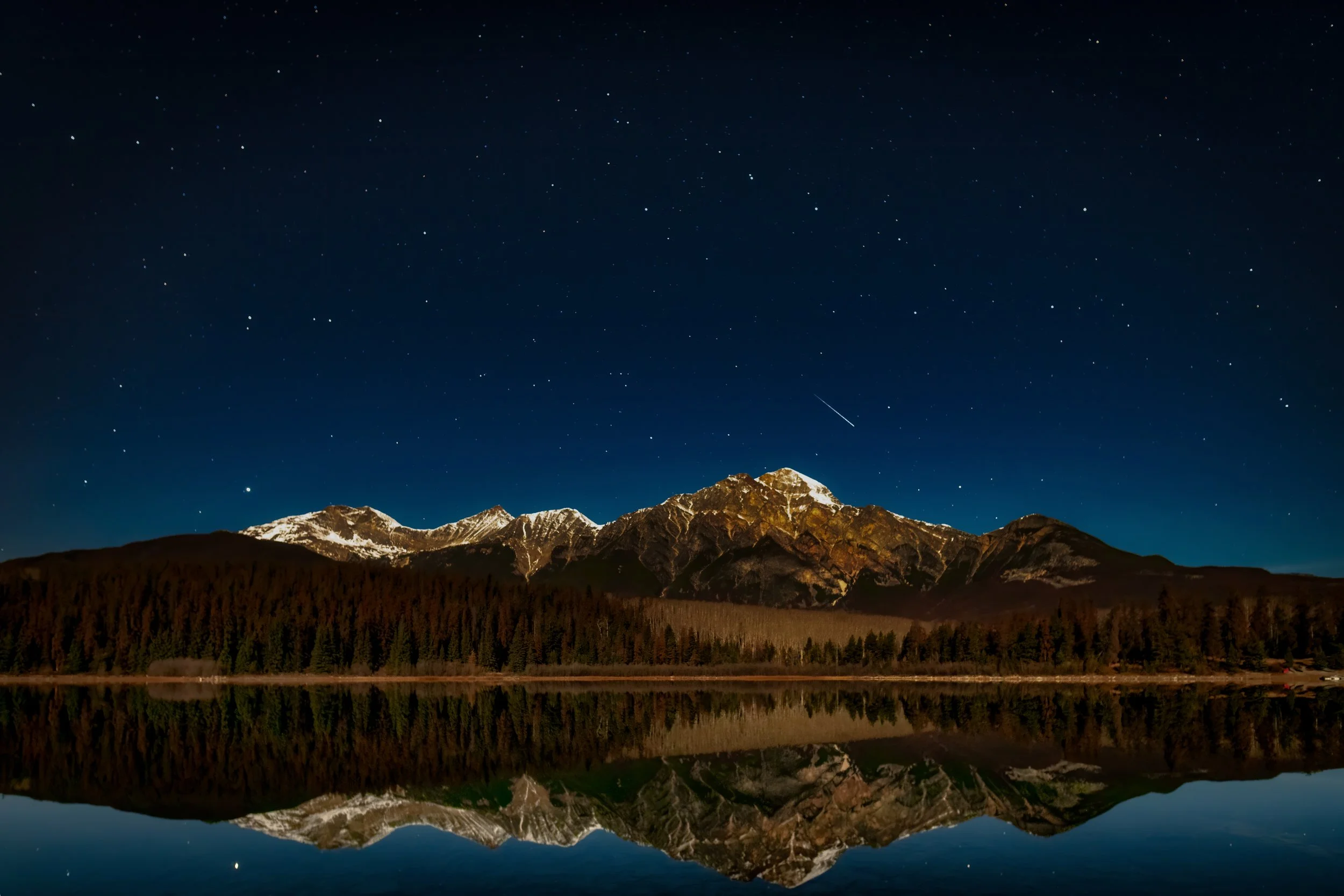 Mountain and Meteor, Jasper, Alberta