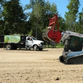 lot land clearing Woodlands Conroe Spring Magnolia