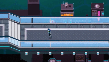 Auto-adjusting player movement angle for horizontal stairs.