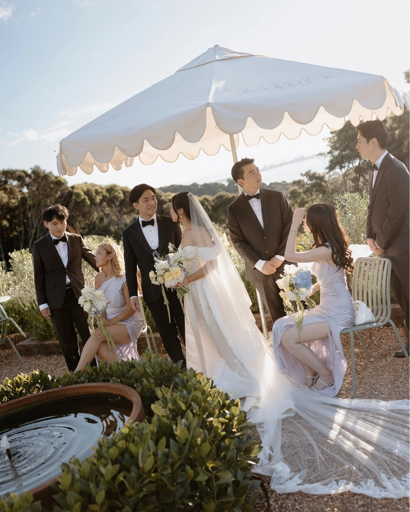 The incredibly stunning, Bridgerton inspired wedding of C &amp; L photographed by @hollowandco 

Planning and styling by us @mywaiheke 
Venue @mudbrick_weddings 
Florals @little.leaf.florals 
Beauty @thepeach_club
Stationery @inkberry_calligraphy and