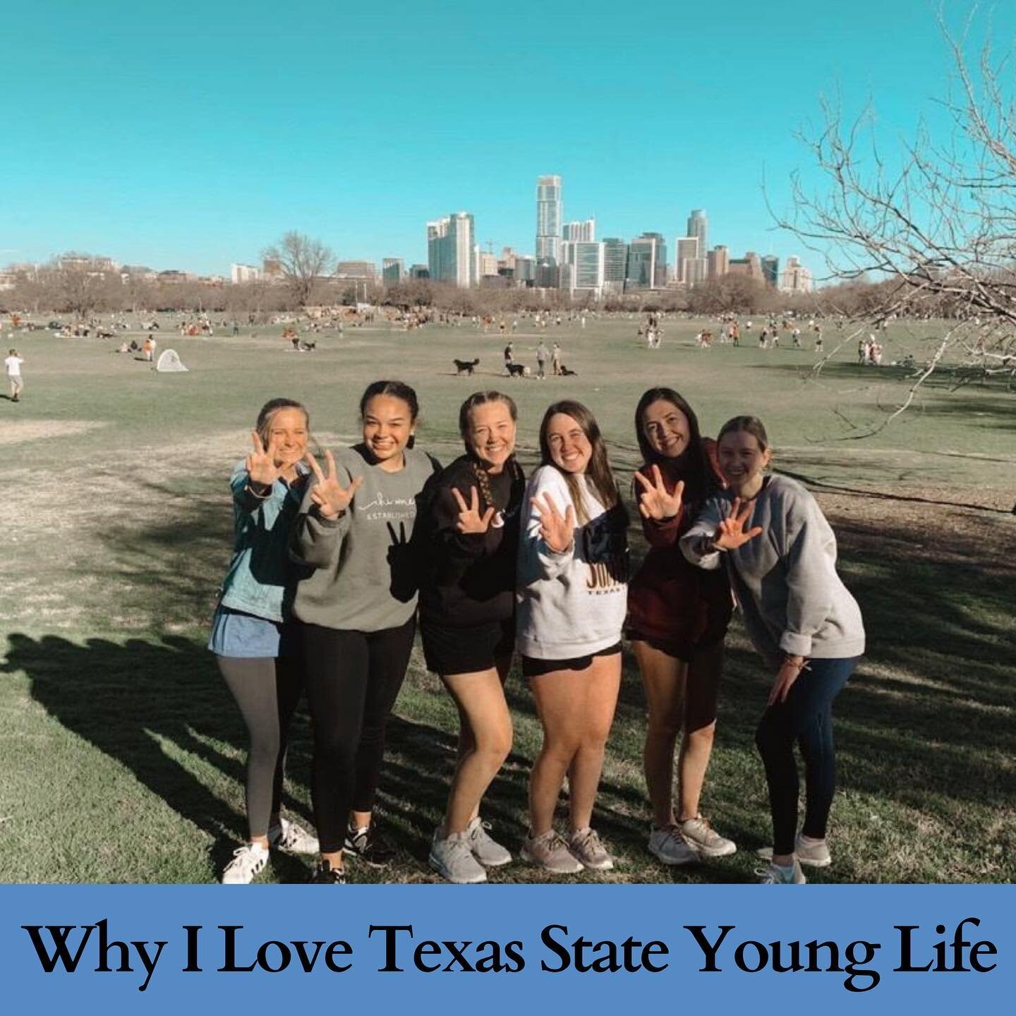&ldquo;I love Texas State Young Life because of the community it brings you. For me being a freshman was hard because I didn&rsquo;t know anybody at Texas State, but I can gladly say all my friends I have now are people that I met through Young Life.