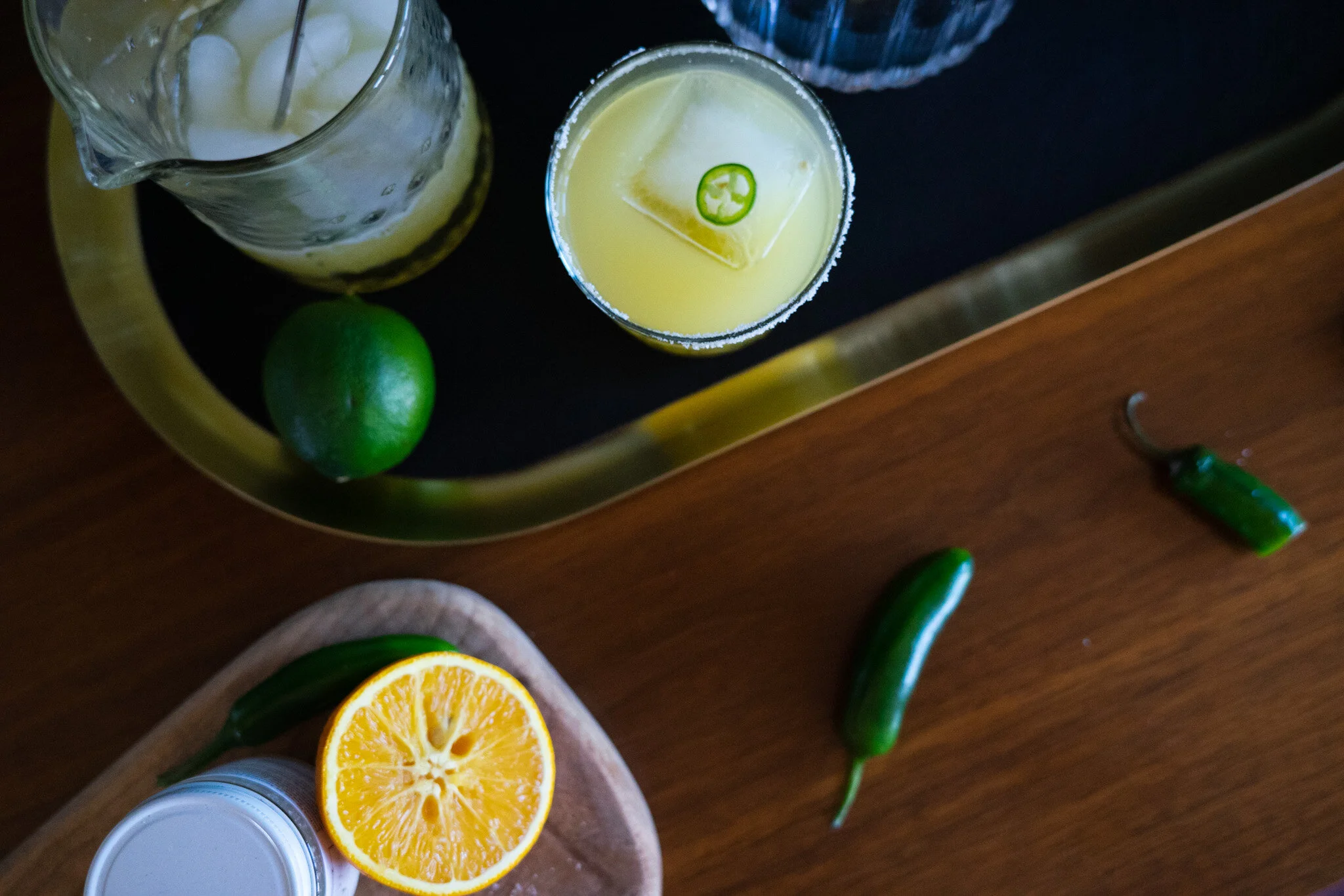 Spicy Grapefruit &amp; Mezcal Cocktail