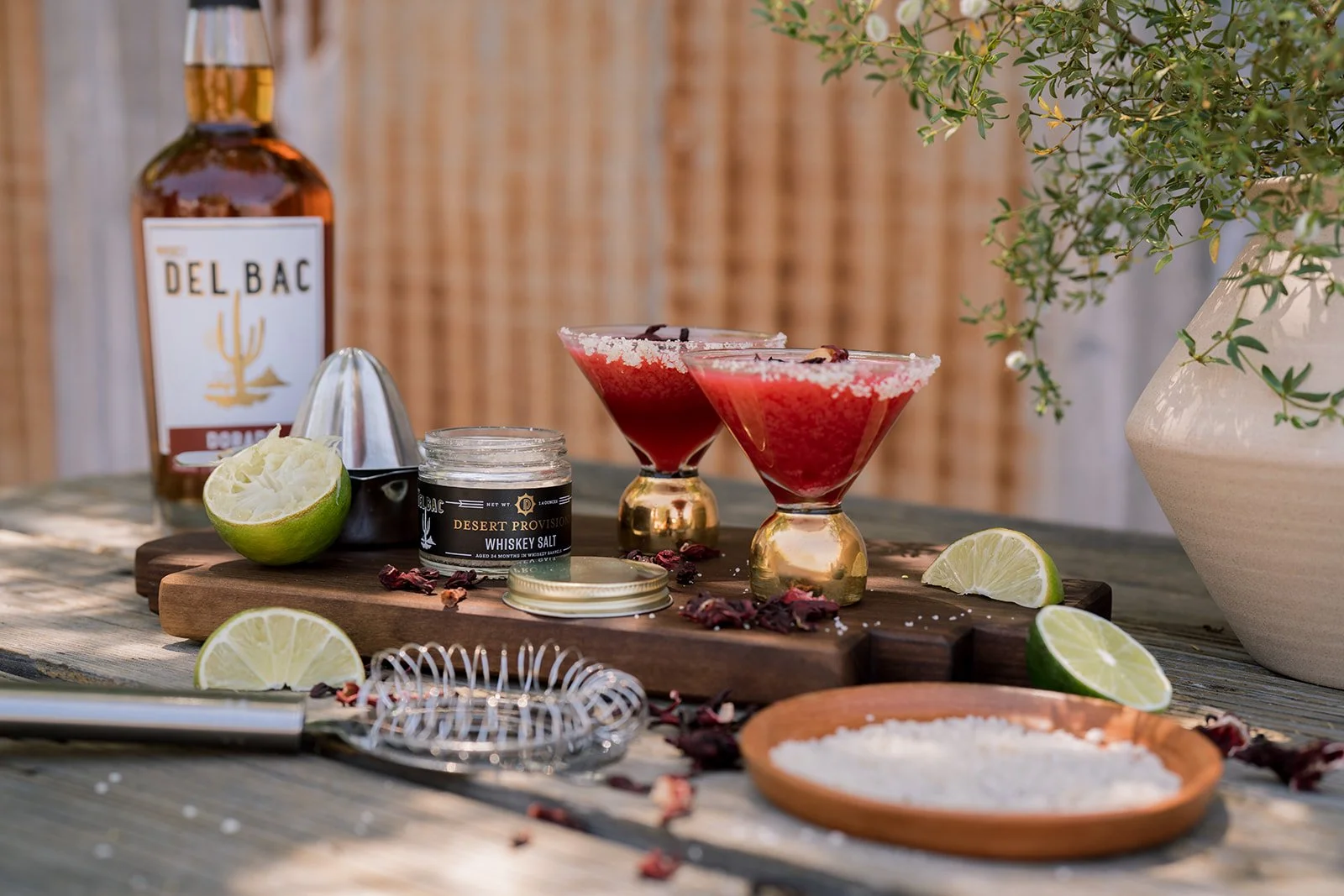 Hibiscus Whiskey Sour