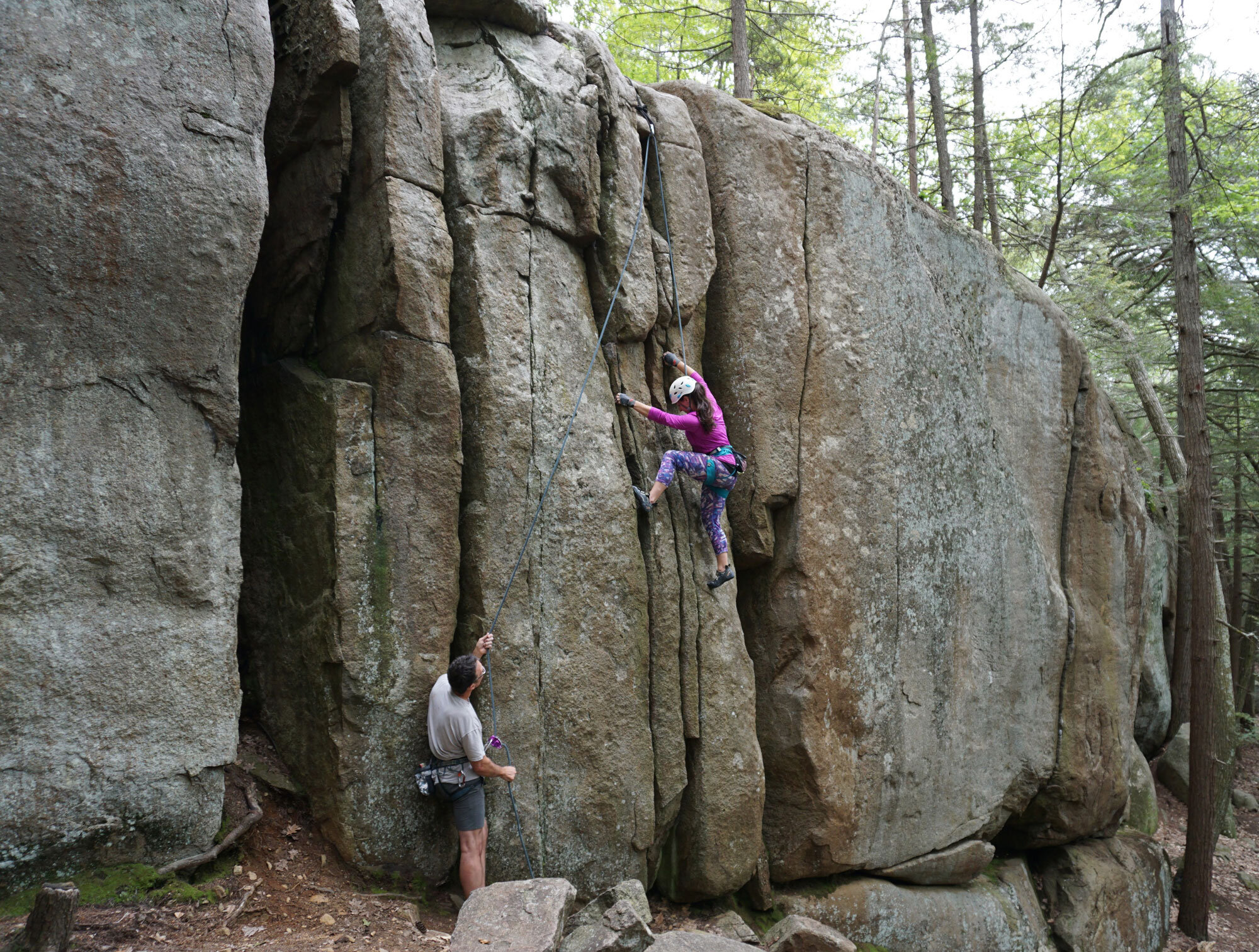 New England’s Fall Climbing Destination: Pawtuckaway State Park