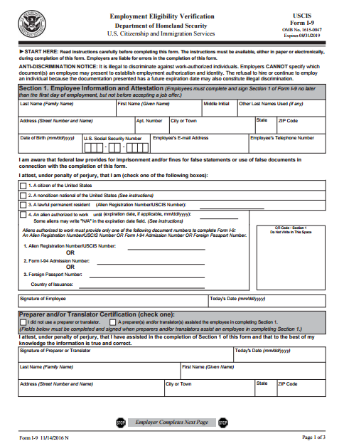 Form I-9 Flexibility Extended Through July 2023