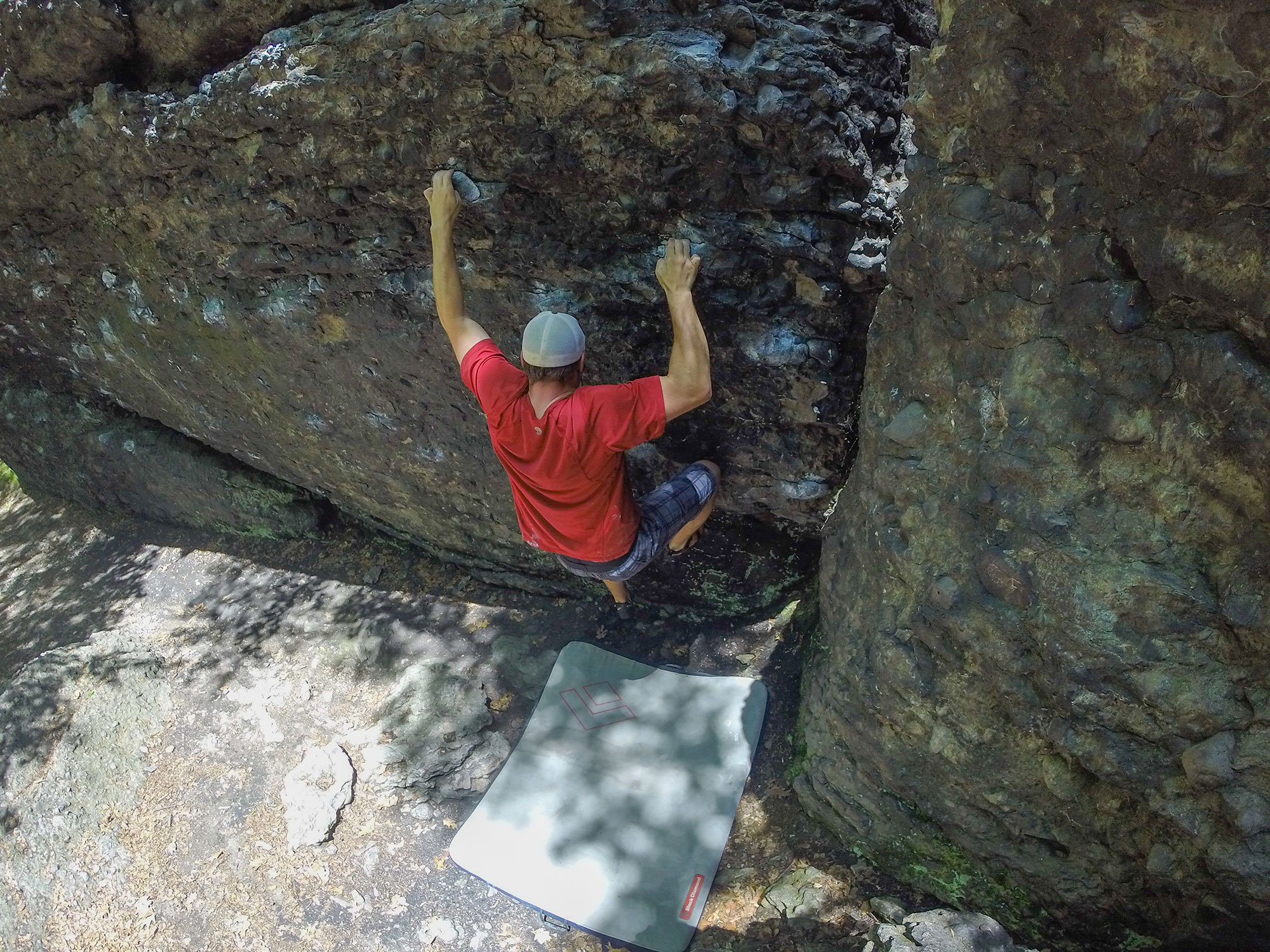 Spring Climbing at Hammond Pond