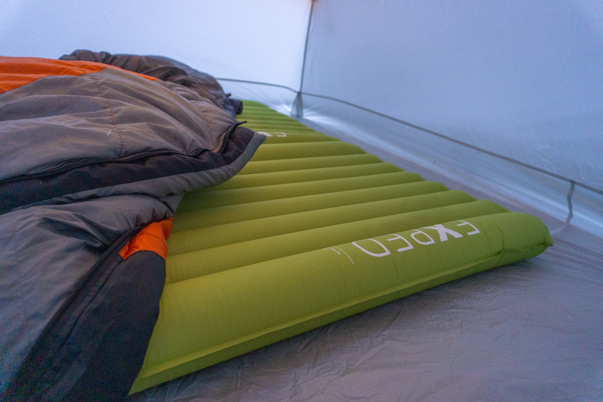 Testing Exped Sleeping Pads on Mount Carrigain