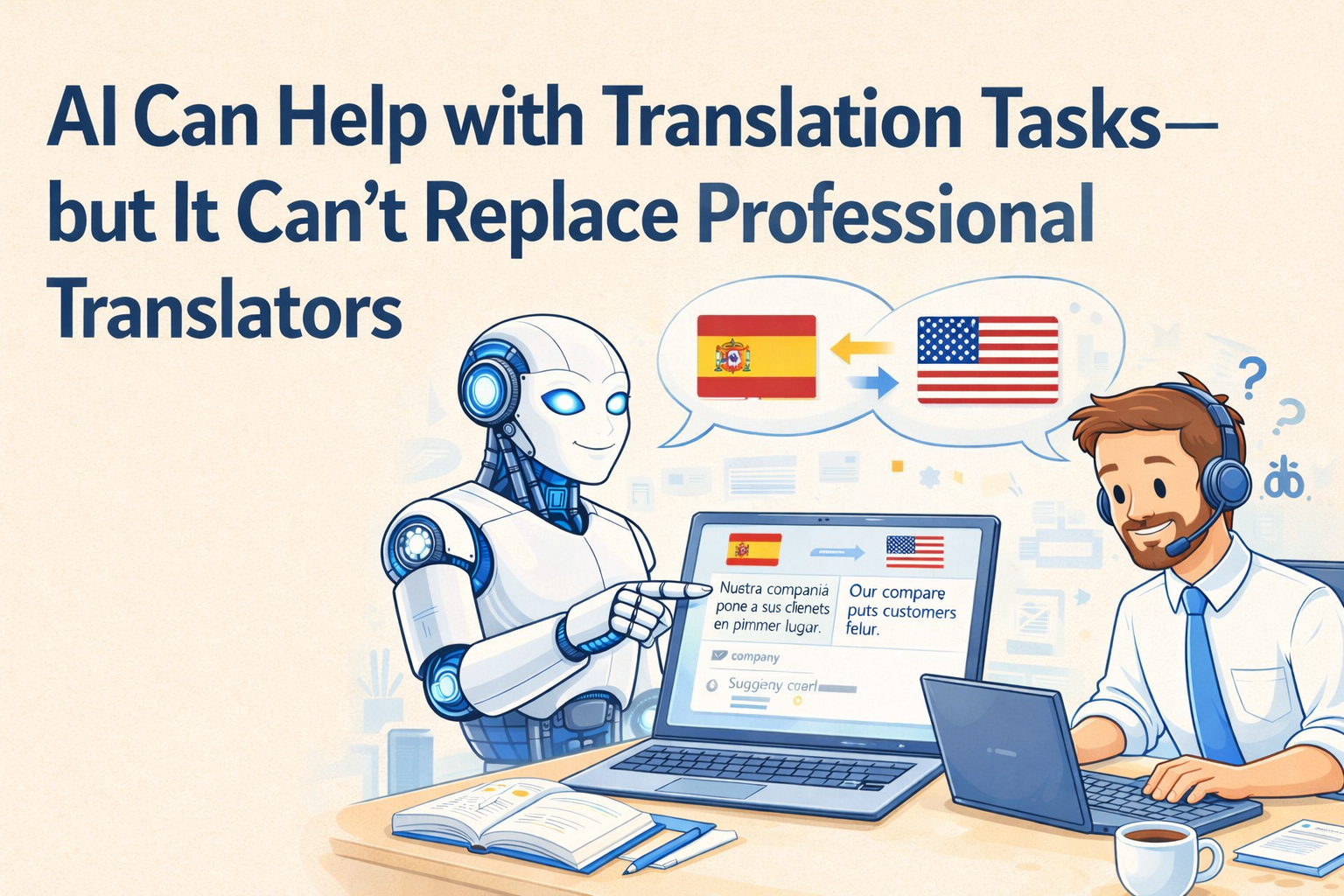 AI Can Help with Translation Tasks—but It Can’t Replace Professional Translators