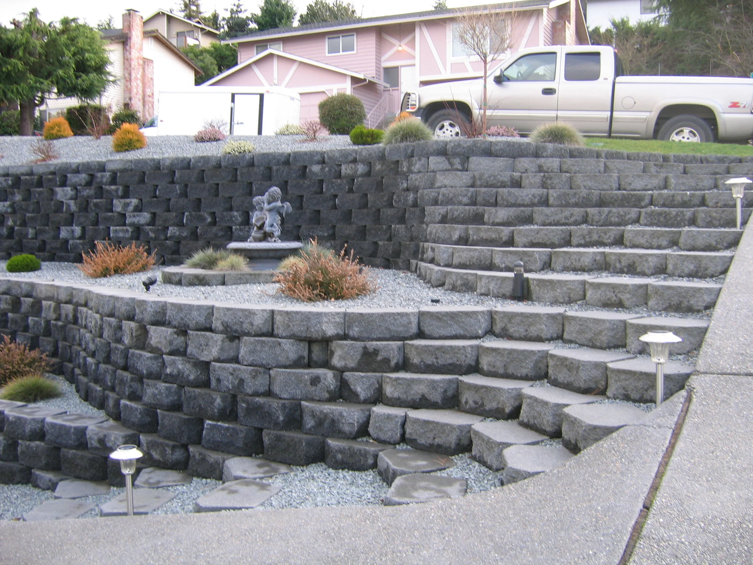 Sweeny Home Custom Retaining Wall