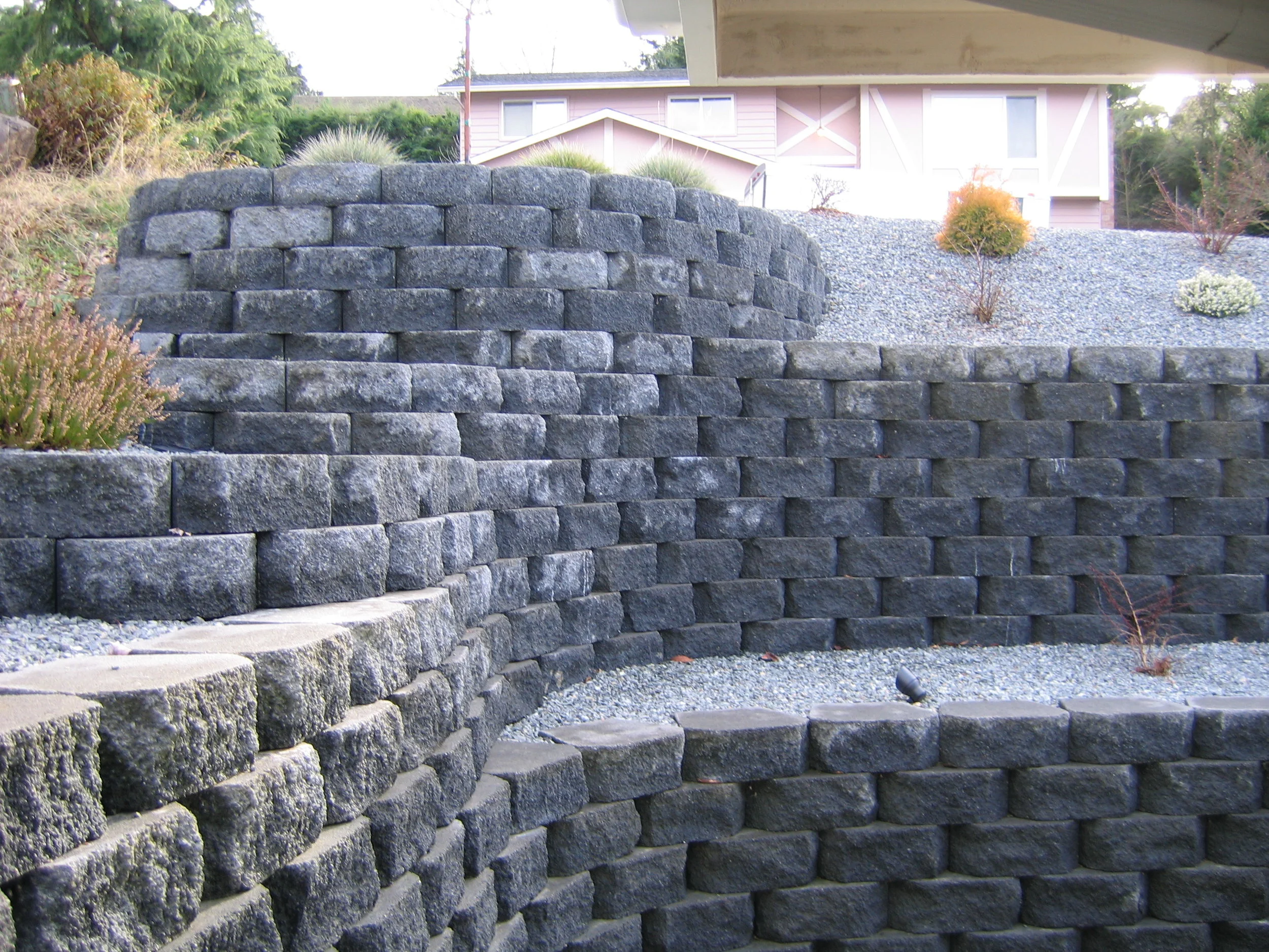 Sweeny Home Custom Retaining Wall