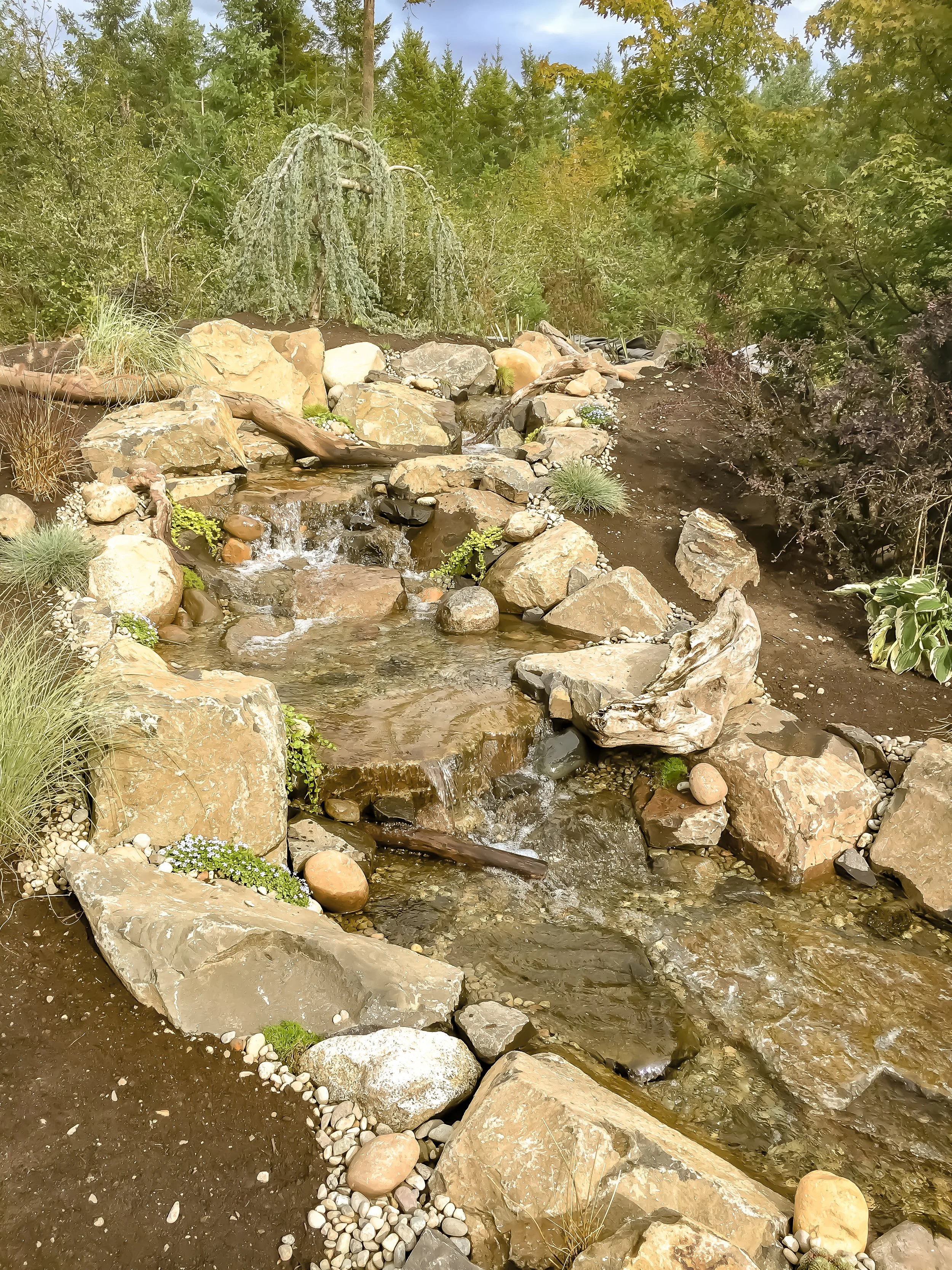 Custom Water Feature for the Amrine Family