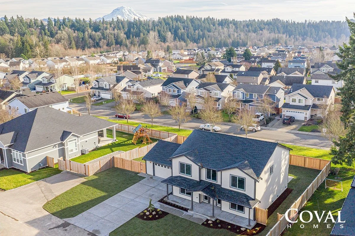 Fencing, Sod, and Landscaping for Coval Homes  New Build in Bonney Lake