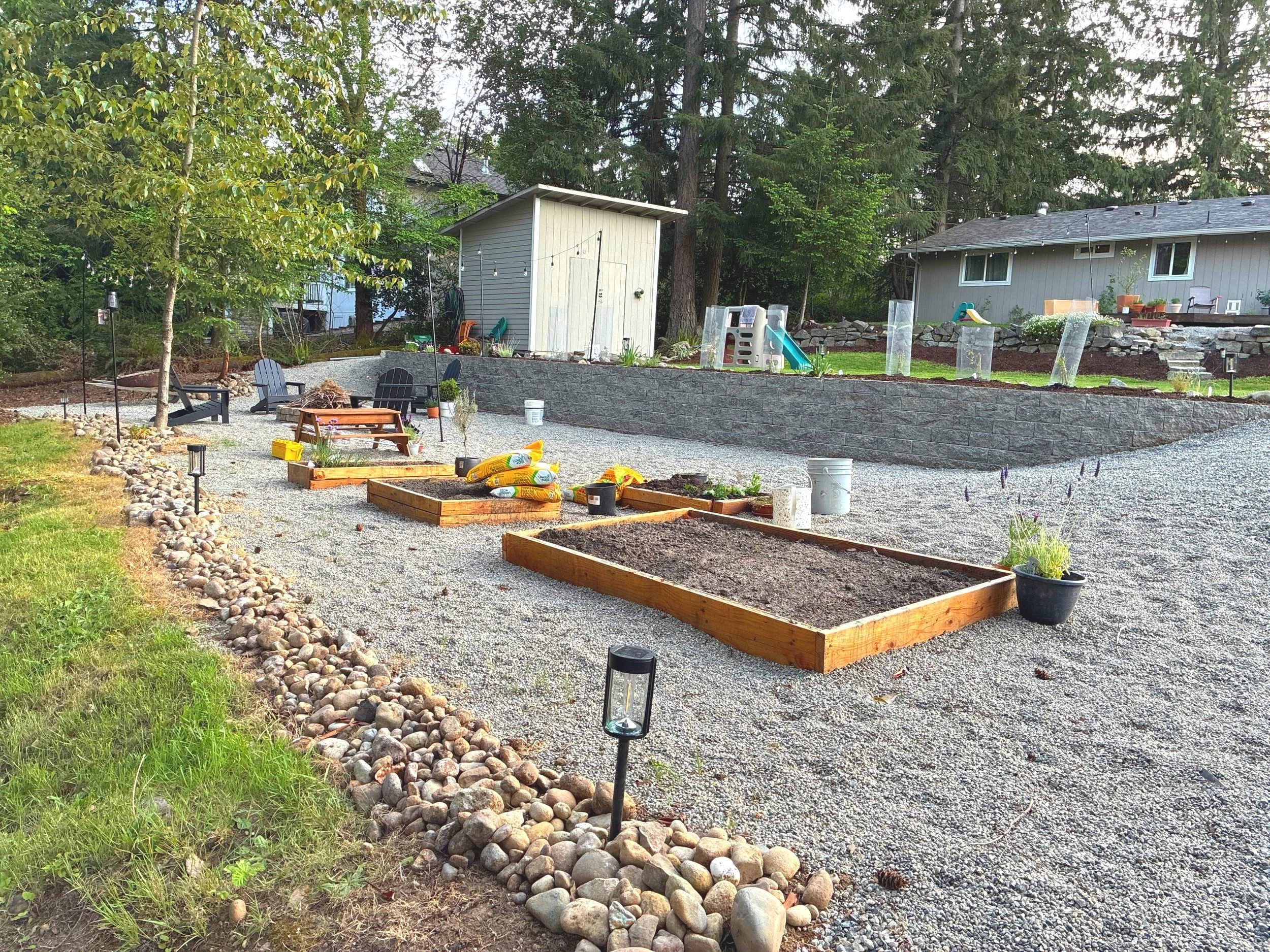 Retaining Wall for the Peters Family