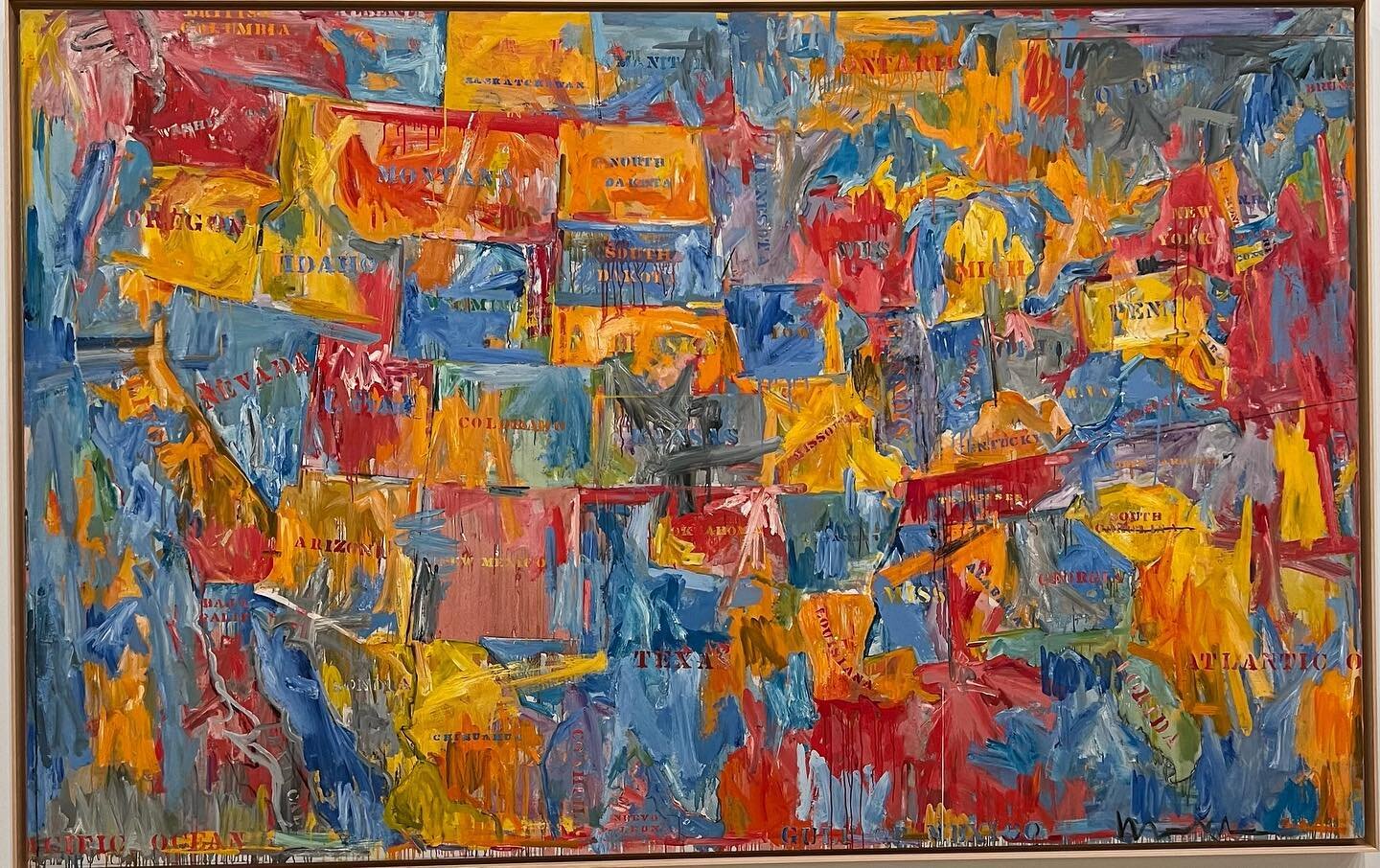&ldquo;The map is not the territory&rdquo; 
This iconic Jasper Johns painting was on the cover of a high school textbook of mine. I was drawn to it and always remembered it, without specific reason. Now having seen, touched, smelled, tasted, felt&hel