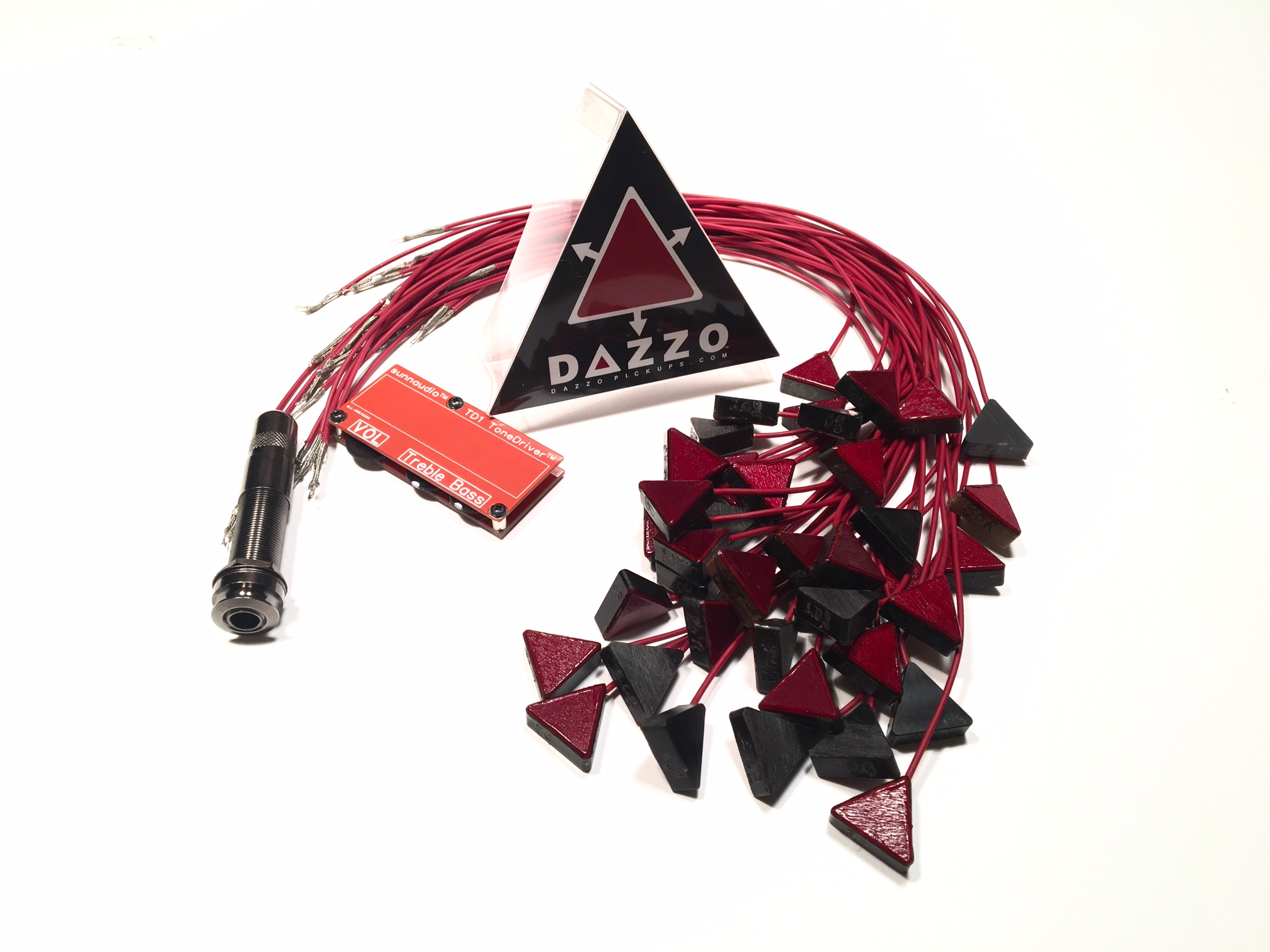 Dazzo pickups with Sunnaudio preamps provide an unparalleled experience in acoustic instrument amplification