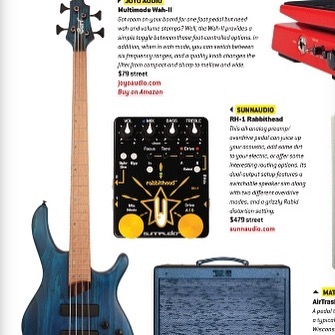 June 2019 Premier Guitar issue - RH-1 gear mention \../