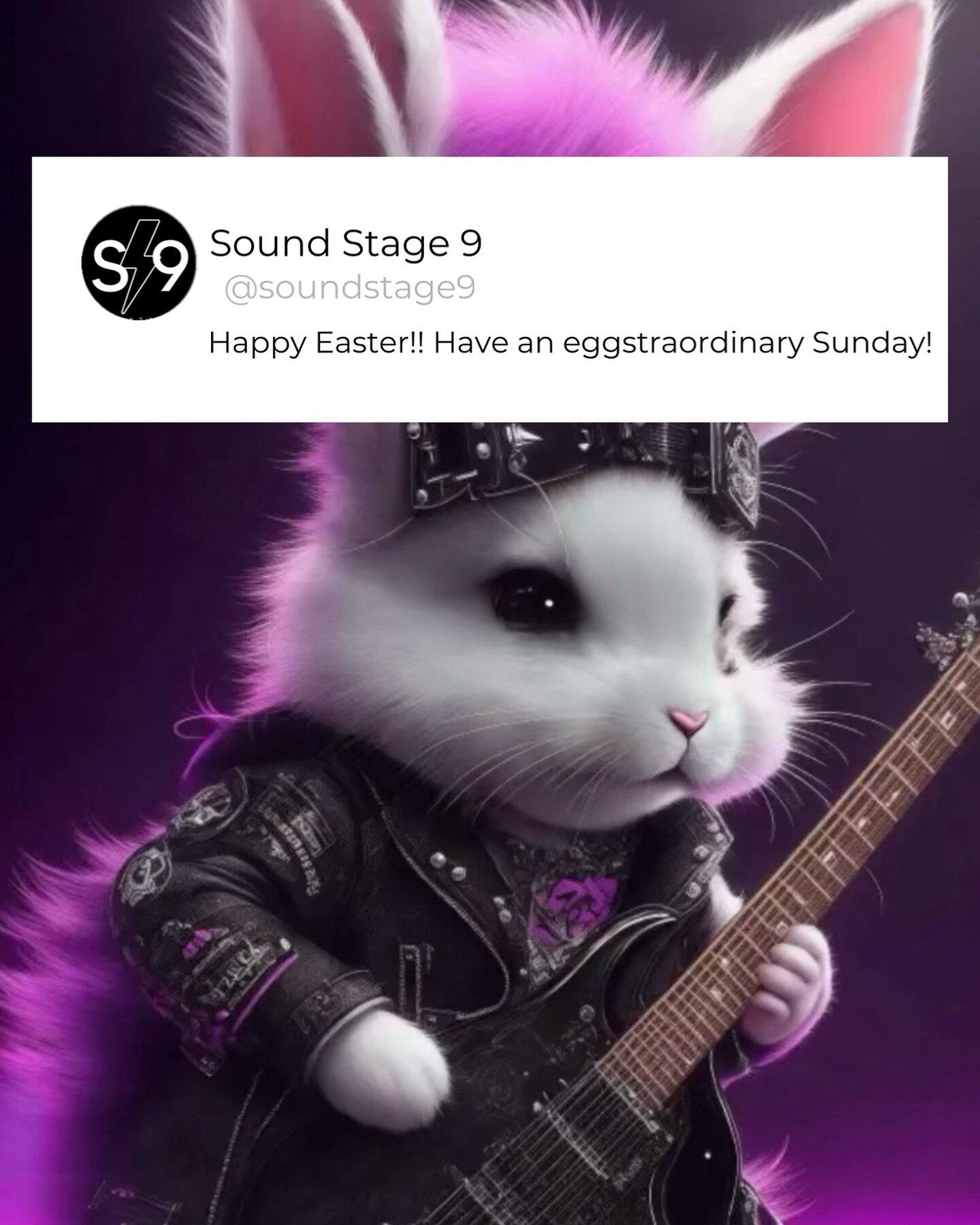 Happy Easter!! Have an eggstraordinary Sunday! 

#happyeaster #rockstar #music #musiclessons