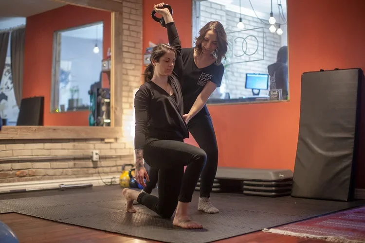 Rehab exercises with physio