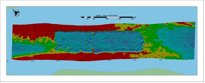 Post-dredging data set