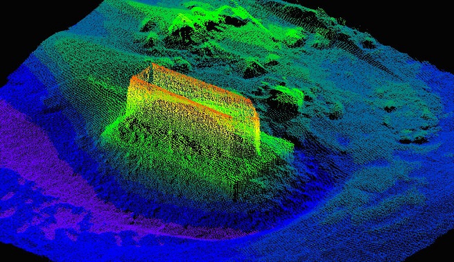 High-resolution point cloud to be used for scour assessment