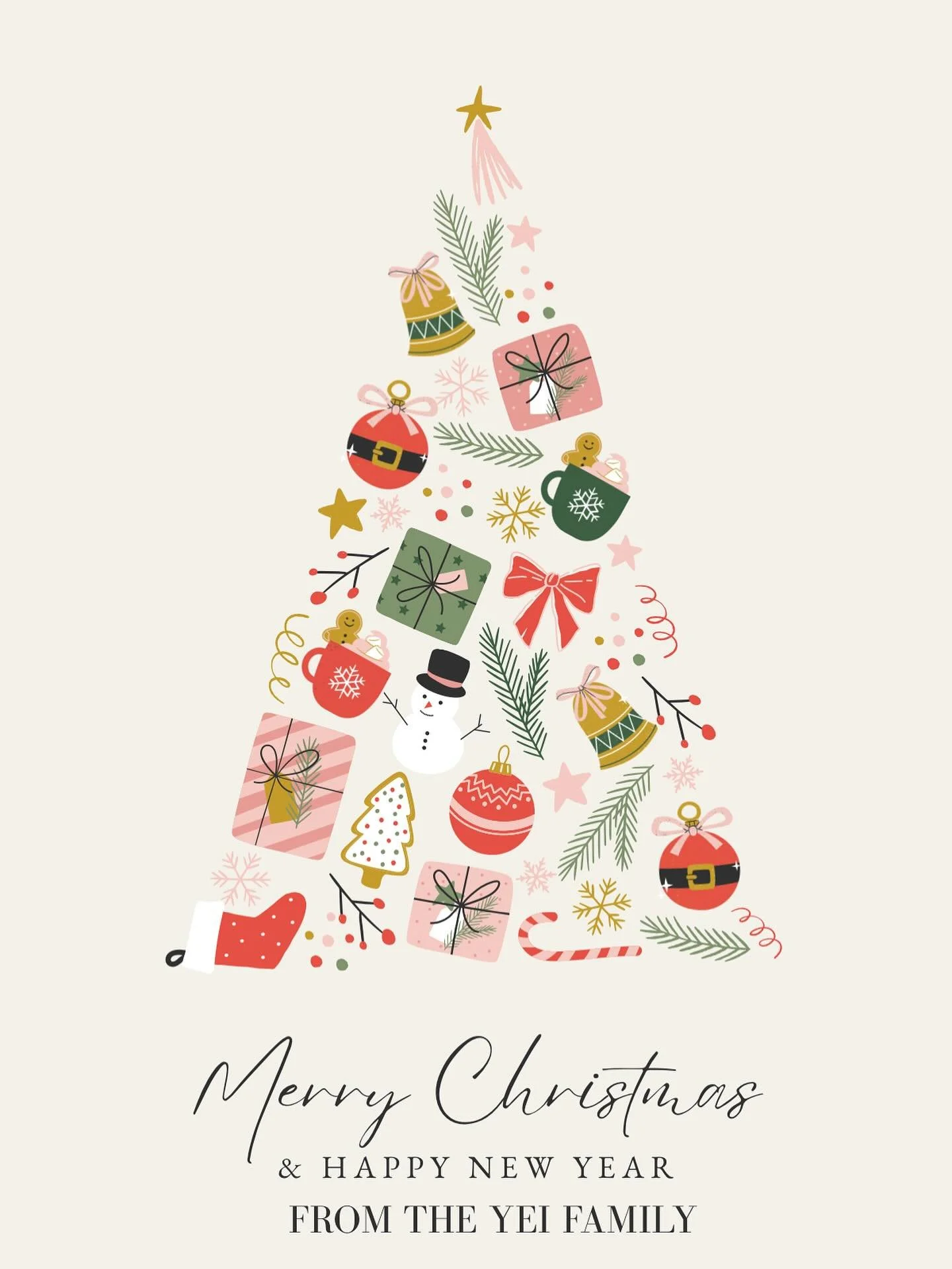 MERRY CHRISTMAS FROM THE YEI FAMILY☺️☺️☺️ Wishing everyone a happy holidays and safe travels😘