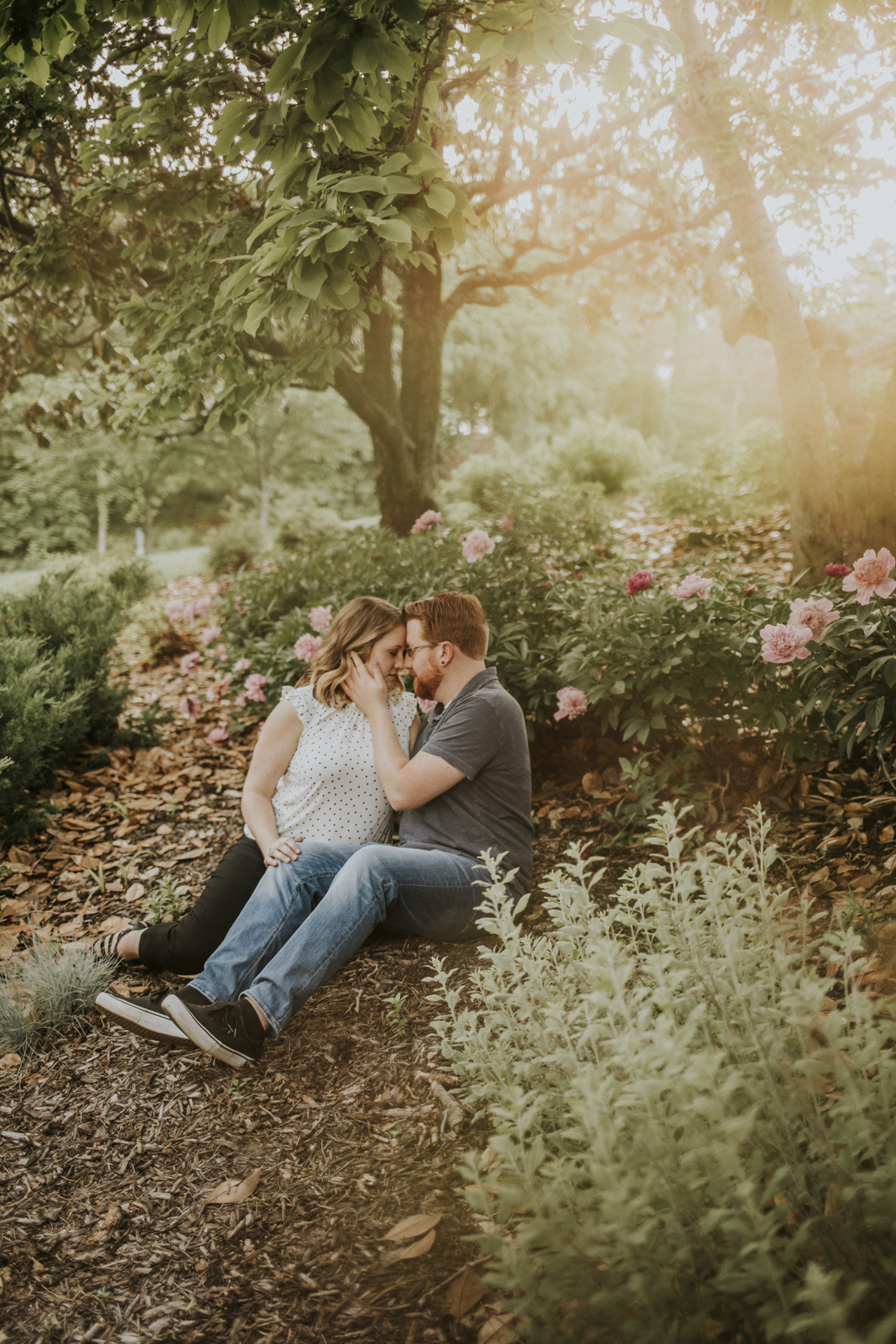 Krohn Conservatory Engagement Session Photography Overlooking the Ohio River