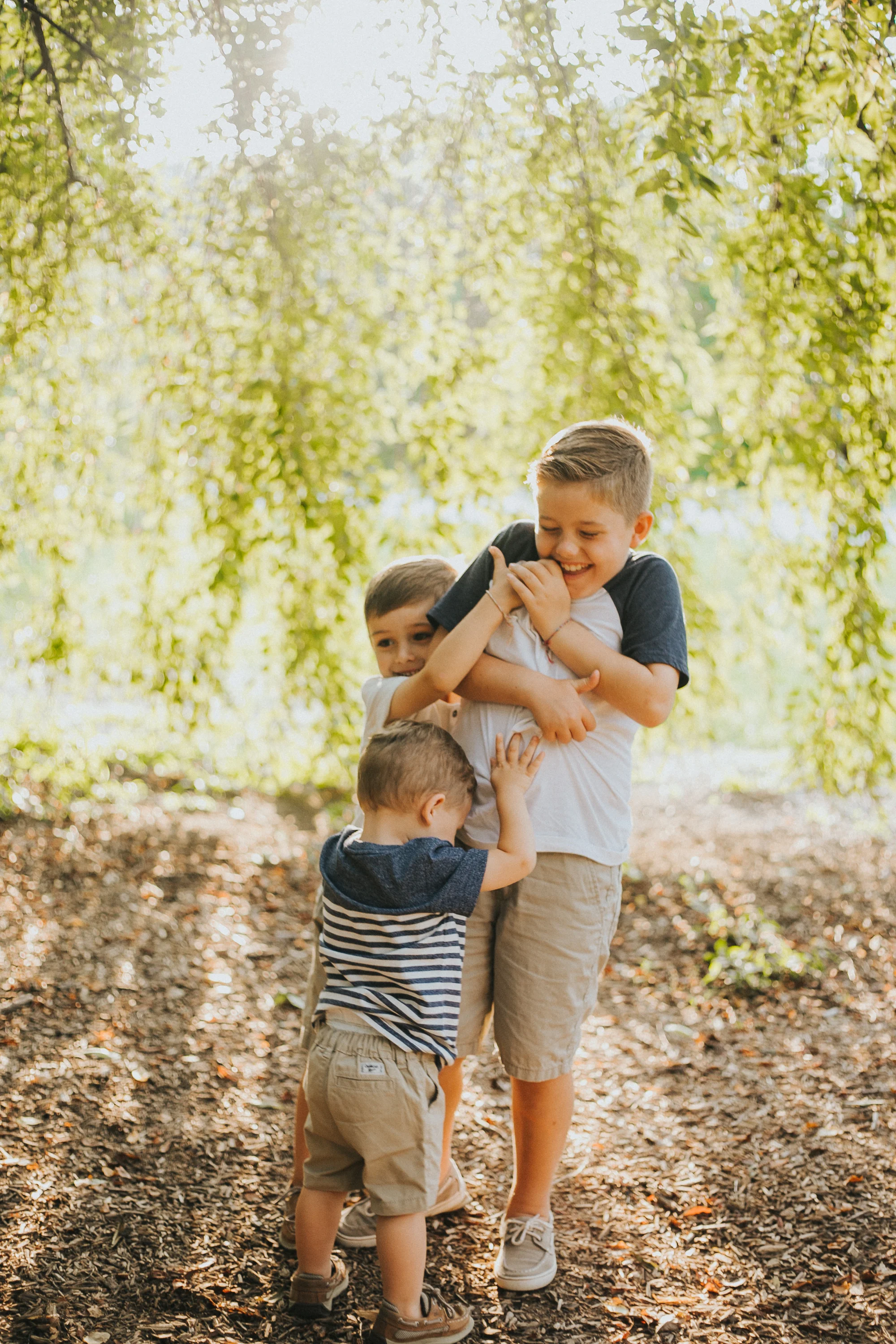 Ault Park Family Photography at golden hour