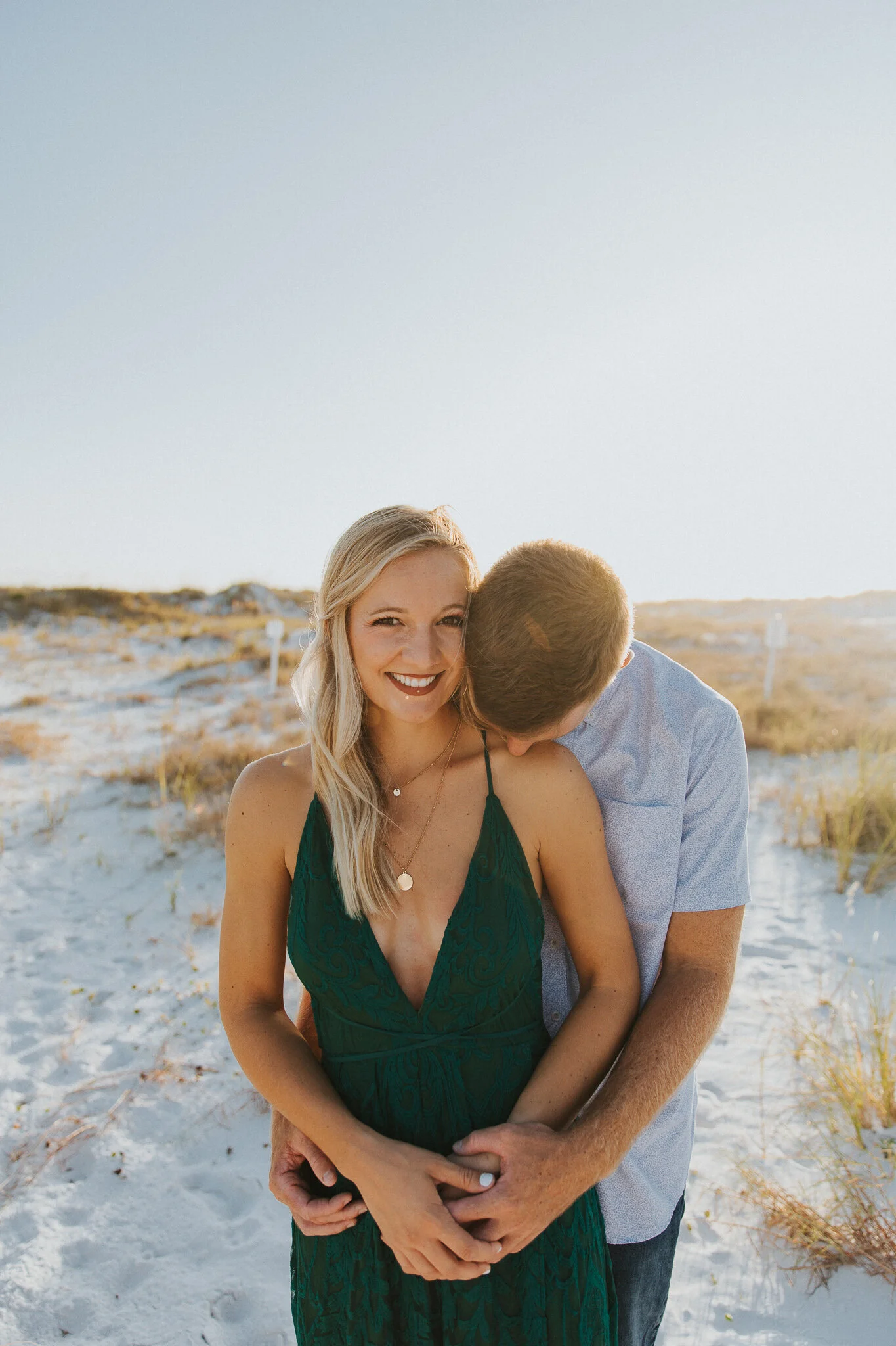 Destin Beach Sunset Engagement Session // Destin Photography by Bare Moments Photography