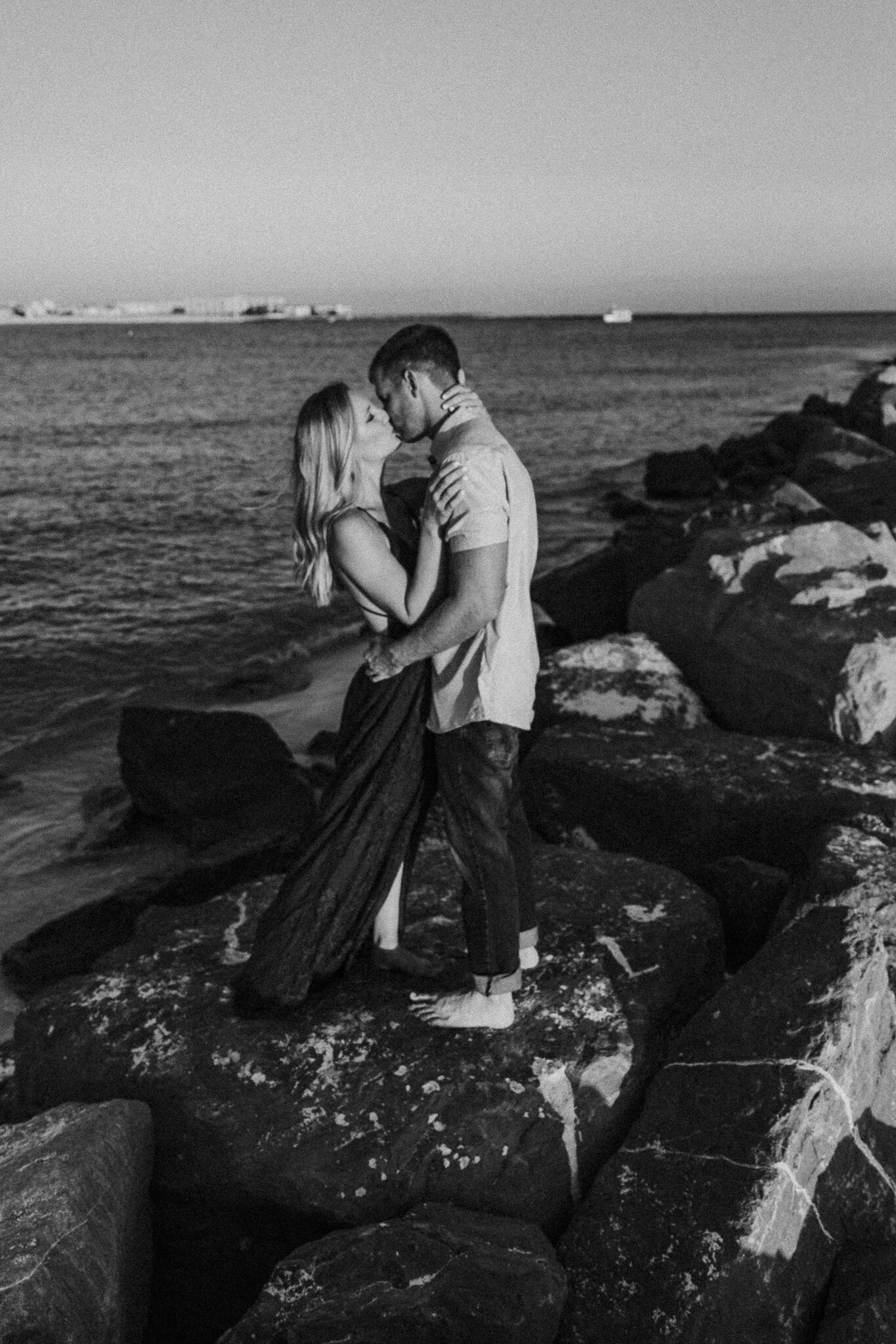 Destin Beach Sunset Engagement Session // Destin Photography by Bare Moments Photography