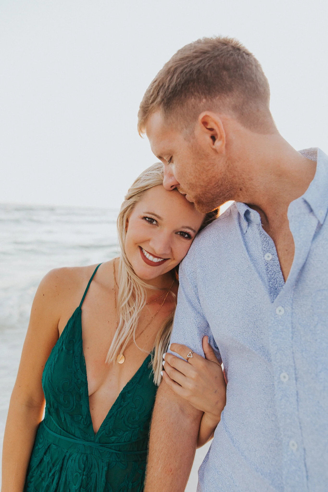 Destin Beach Sunset Engagement Session // Destin Photography by Bare Moments Photography