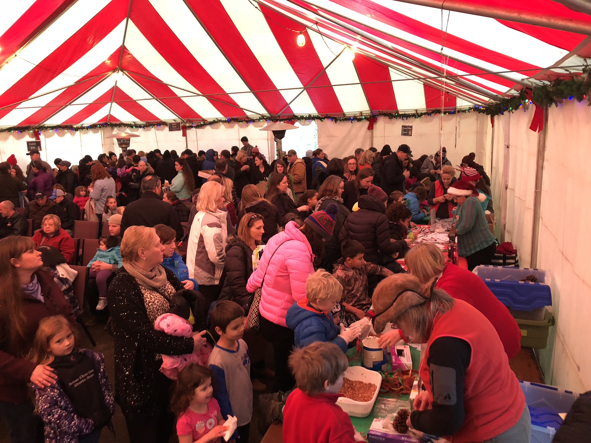 Holiday Event - Craft Tent at Silver Falls State Park