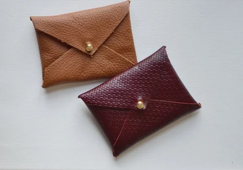DIY Leather Envelope Wallet