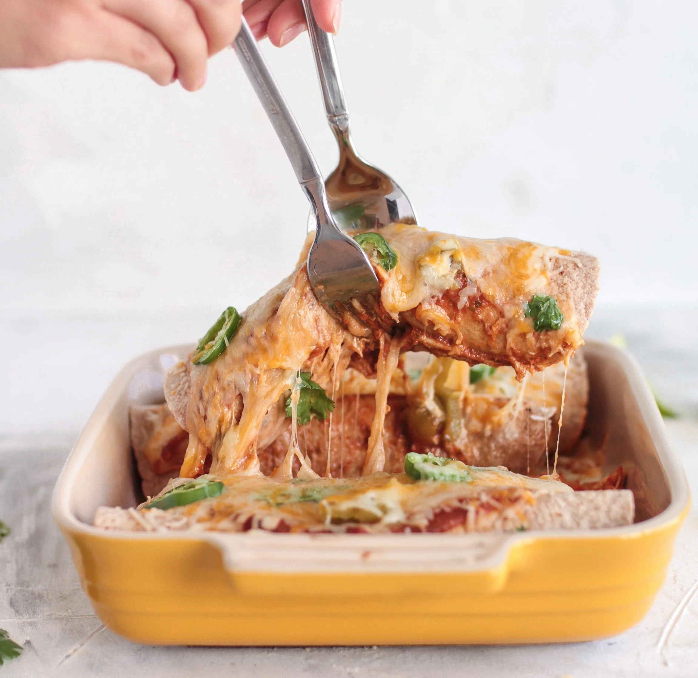 Gluten Free + Dairy Free Enchiladas — The Modern Life Mrs.