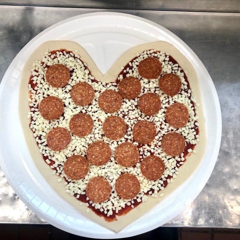 Looking for the perfect activity this Valentine&rsquo;s Day? Thinking about staying in with that special someone or making it a family night? Order a heart shaped pizza kit from @litzaspizza that you can pick up and make at home! Available this Frida