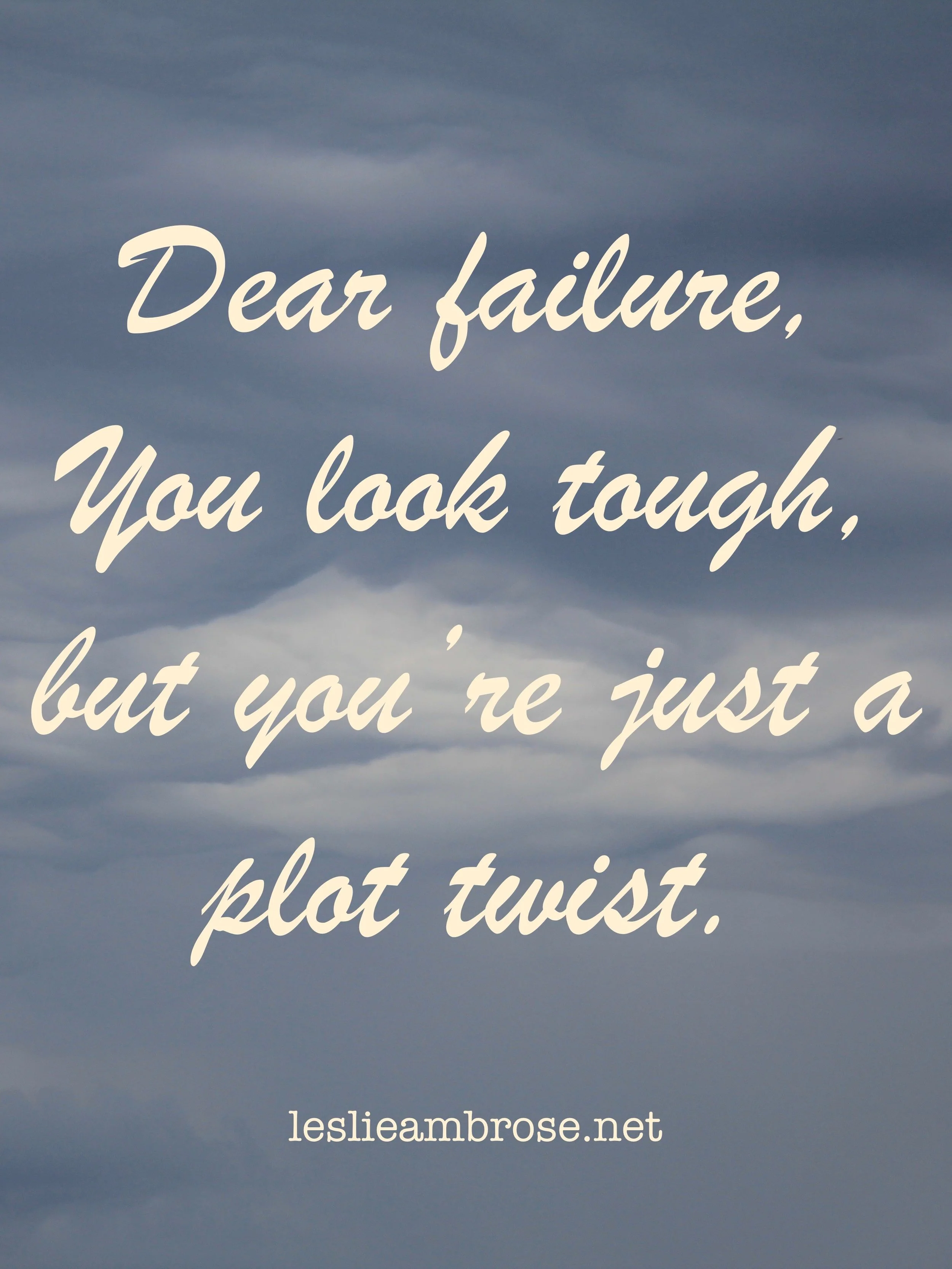 Failure or Plot Twist?