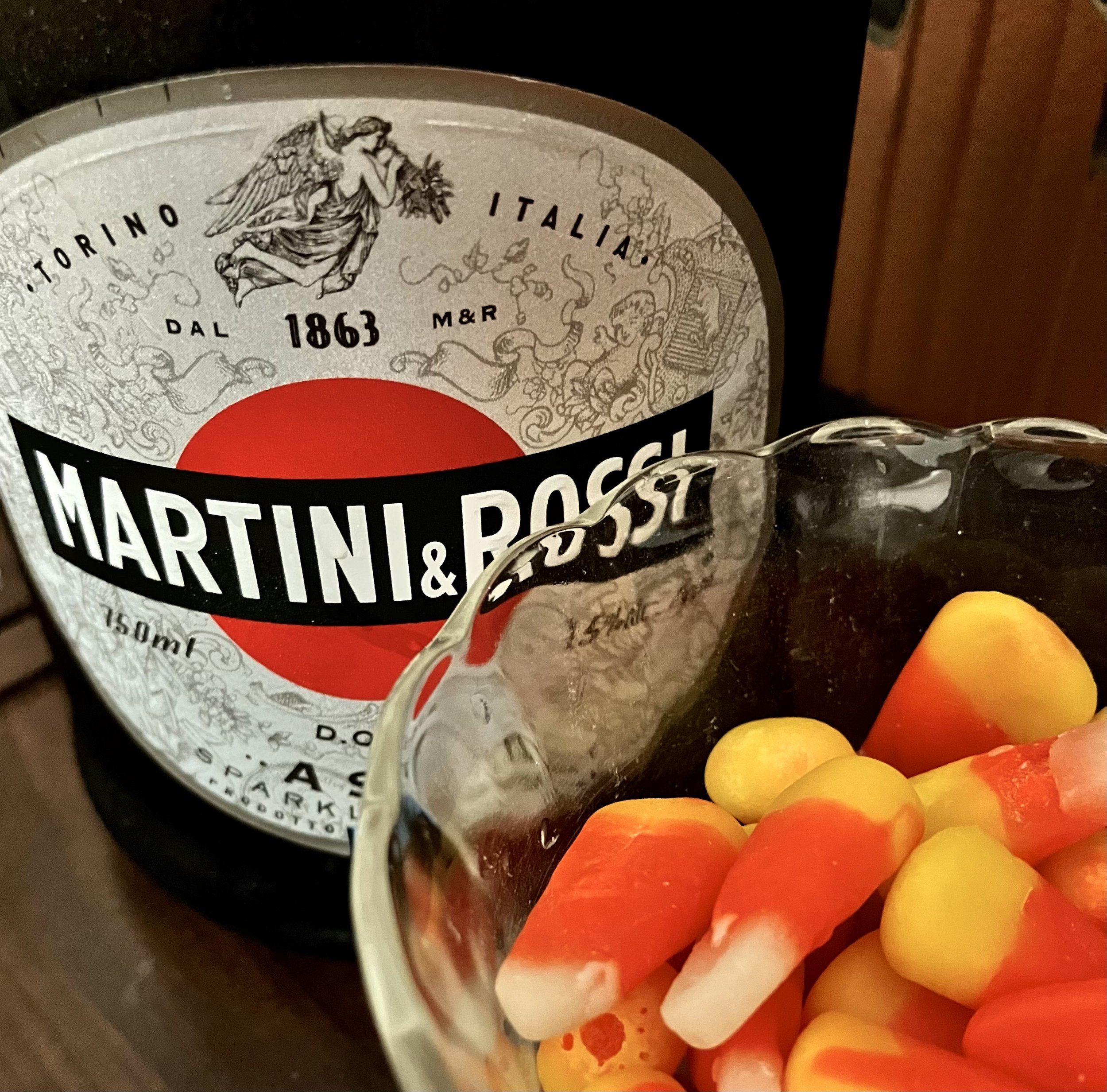 Moscato D'Asti & Candy Corn.JPG