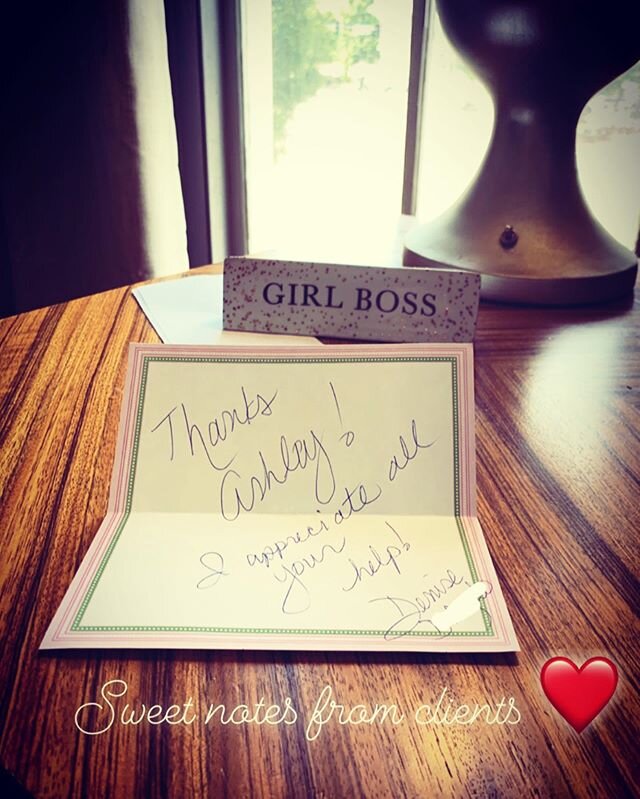 Sweet note from one of our clients. ▫️
▫️
#InteriorDesign #HomeStaging #Clients #HomeOffice #Notes #Clients #GirlBoss #NewDesk #Atlanta #Macon #HandWritten #ThankYou #PropertyStylist #Realtors #RealEstate #Windows #Design #Designing