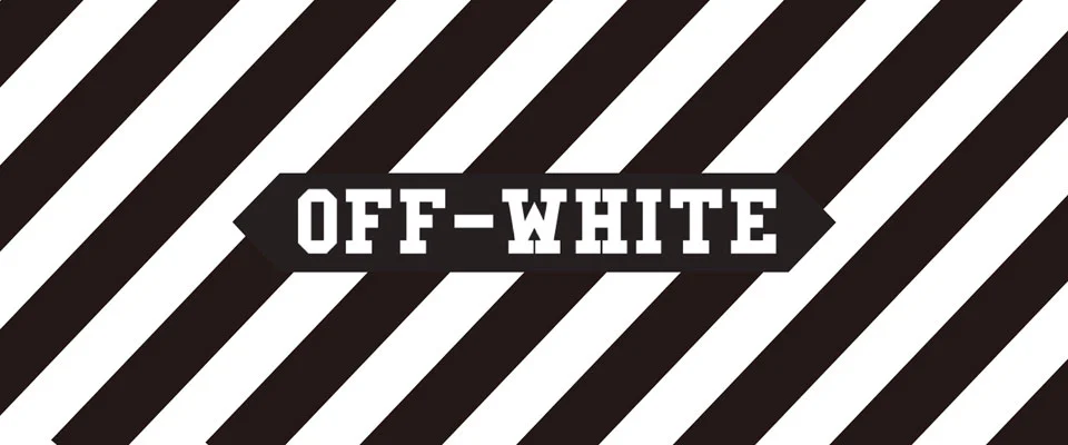 black off white logo