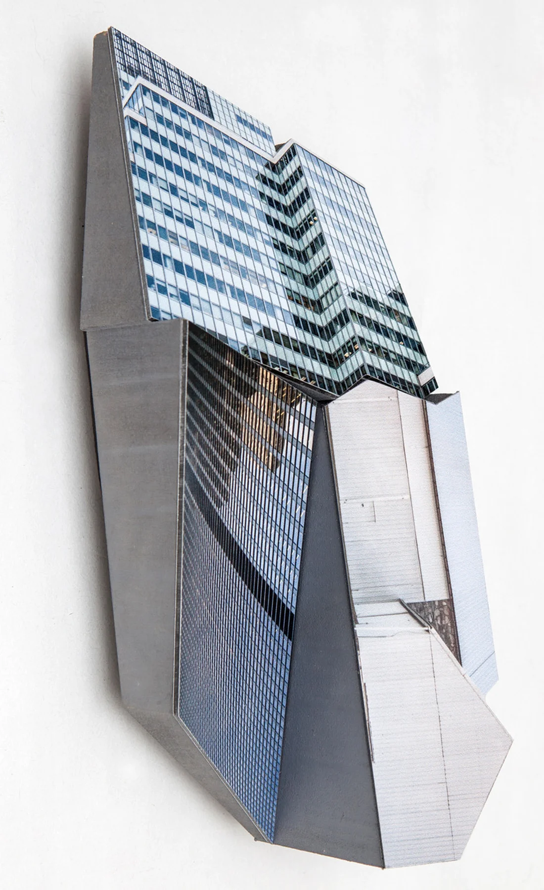 KRISTA SVALBONAS | Migrator 11, 9 x 5 x 4 inches / 23 x 12.5 x 10 cm, UV print on dibond and wood, 2016