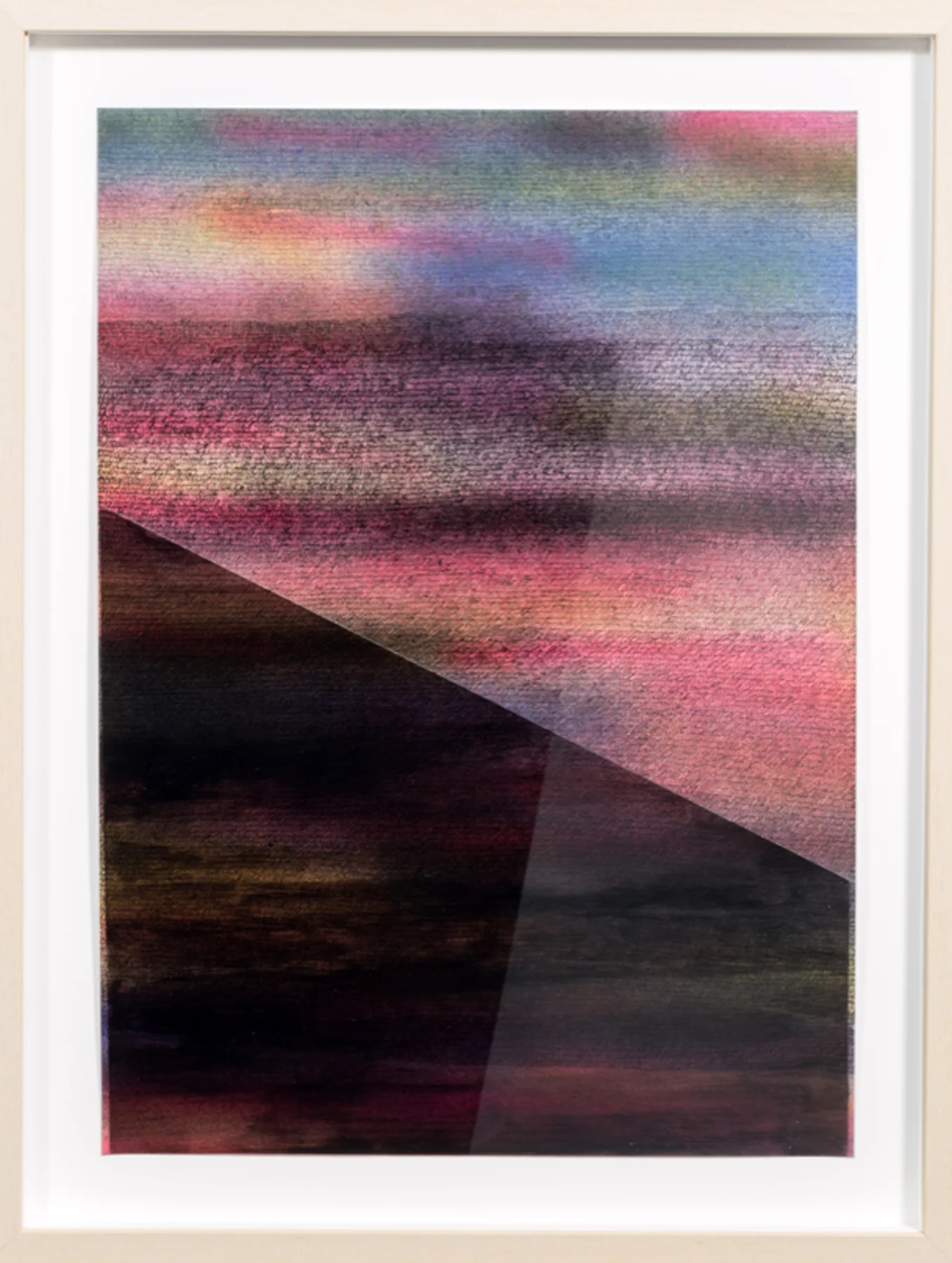 LINDSEY LANDFRIED | Waking, 22.5 x 16.375 inches / 57 x 41.5 cm, acrylic on folded paper, 2018