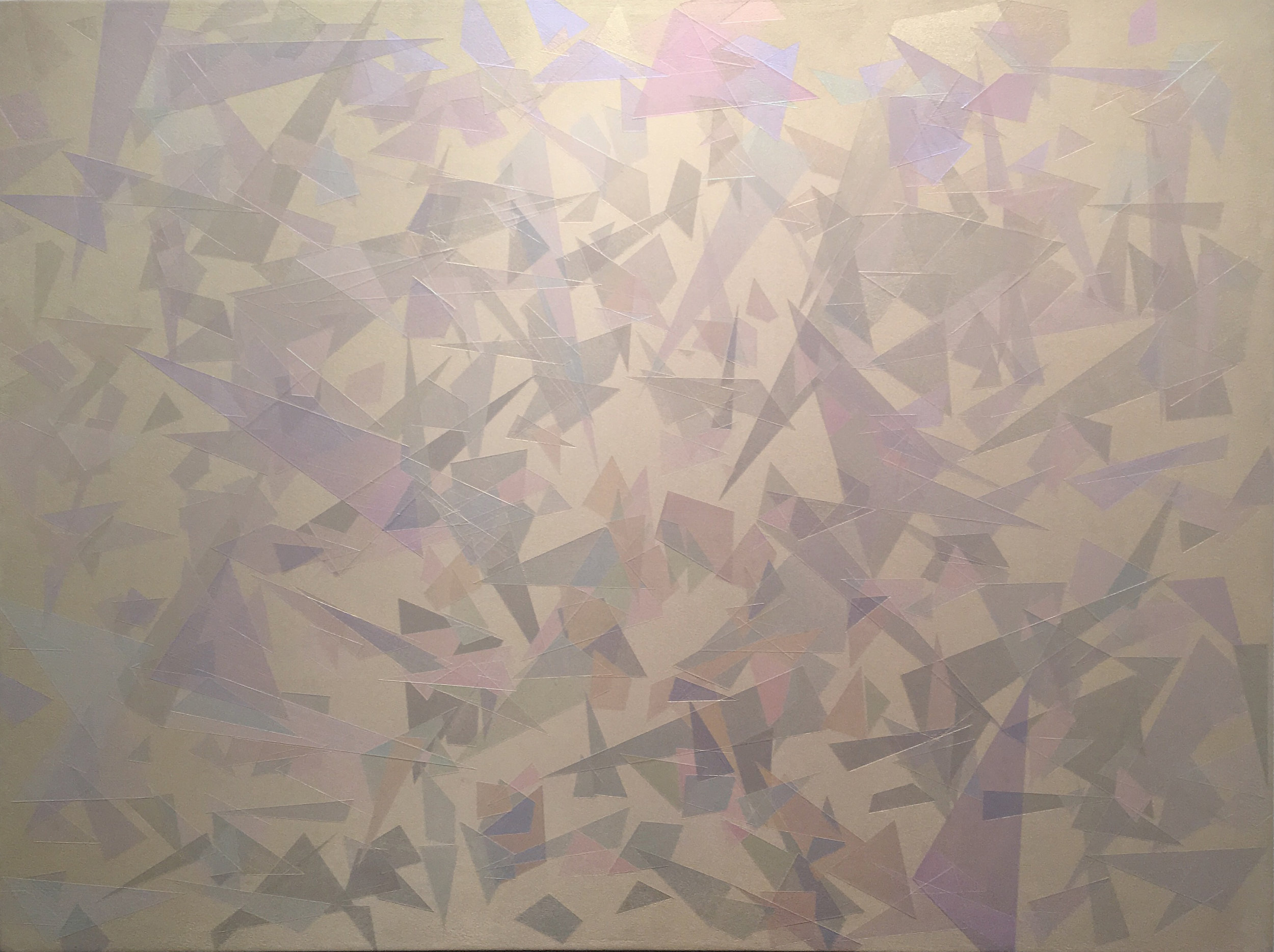 JOHN SYNER | Camouflage, 30 x 40 inches / 76 x 102 cm, acrylic on panel, 2017