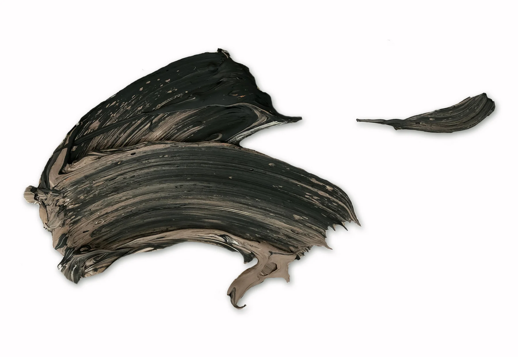 Gesem, 32 x 55 inches / 81.3 x 139.7 cm, polymer & dispersed pigment on aluminum, 2019