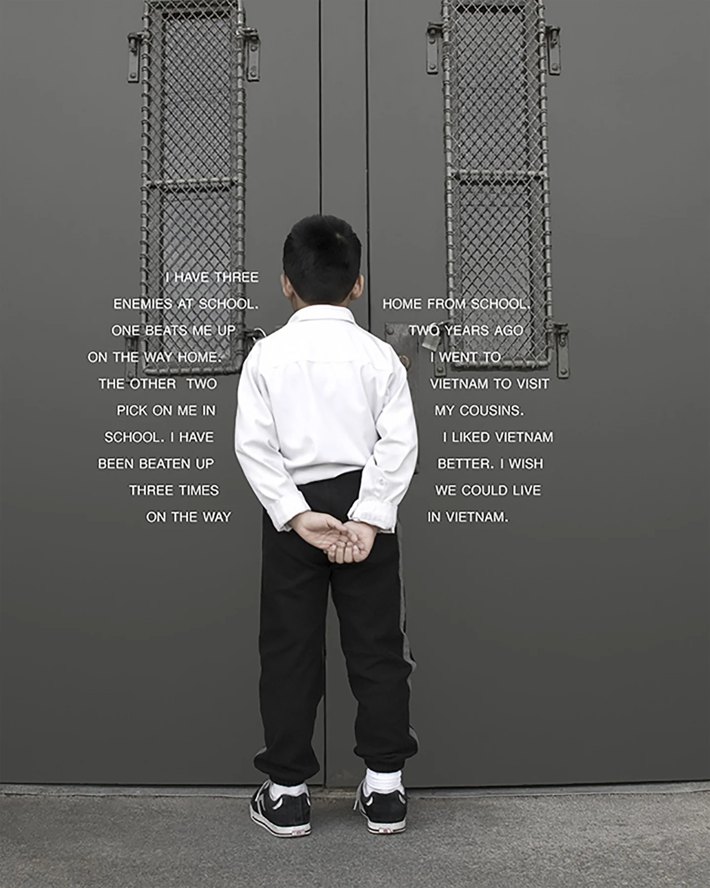 Fourth Grade - In Vietnam (USA: Pennsylvania Public School), 25 x 20 inches / 63.5 x 50.8 cm, archival pigment print, edition 1/5, 2008