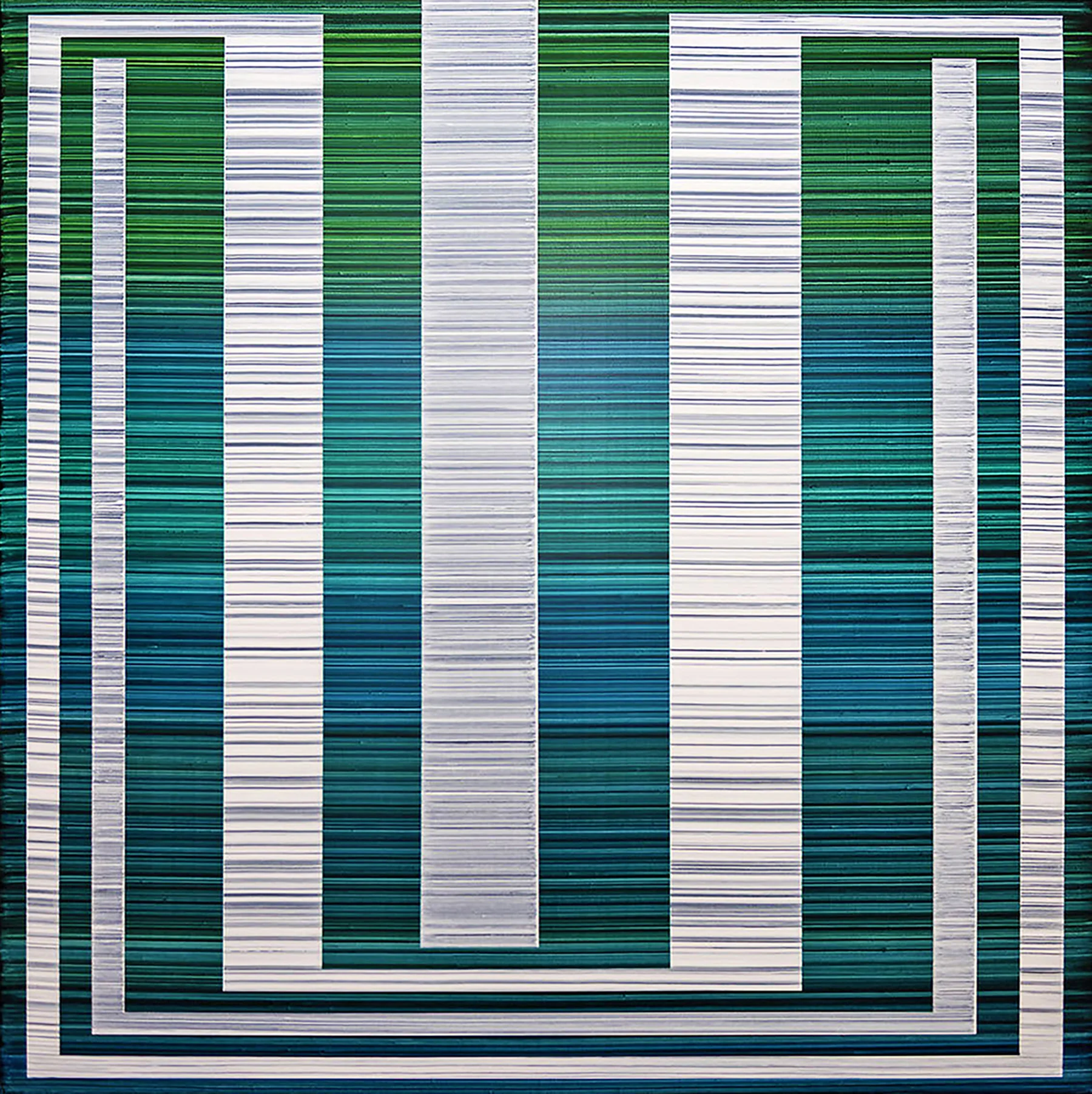 Birdsong (Nixy), 24 x 24 inches / 61 x 61 cm, acrylic on muslin on panel, 2019