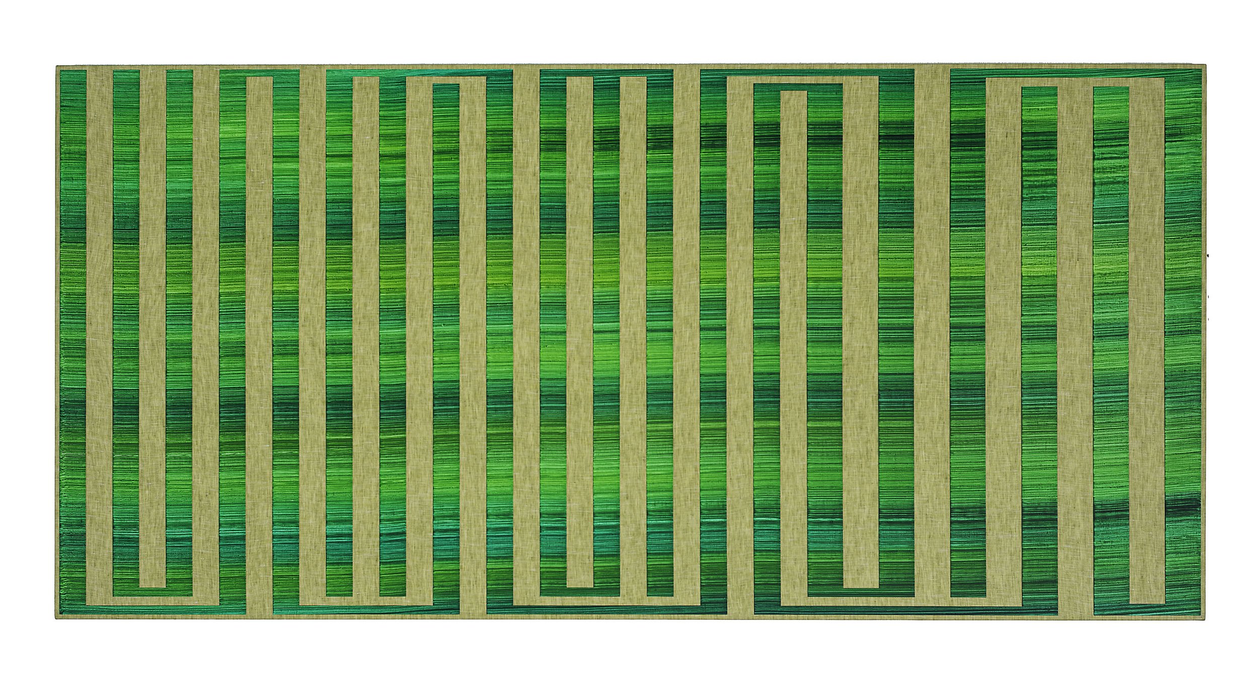 WISSAHICKON | 30 x 62 inches / 76.2 x 157.5 cm, acrylic on linen on panel, 2022