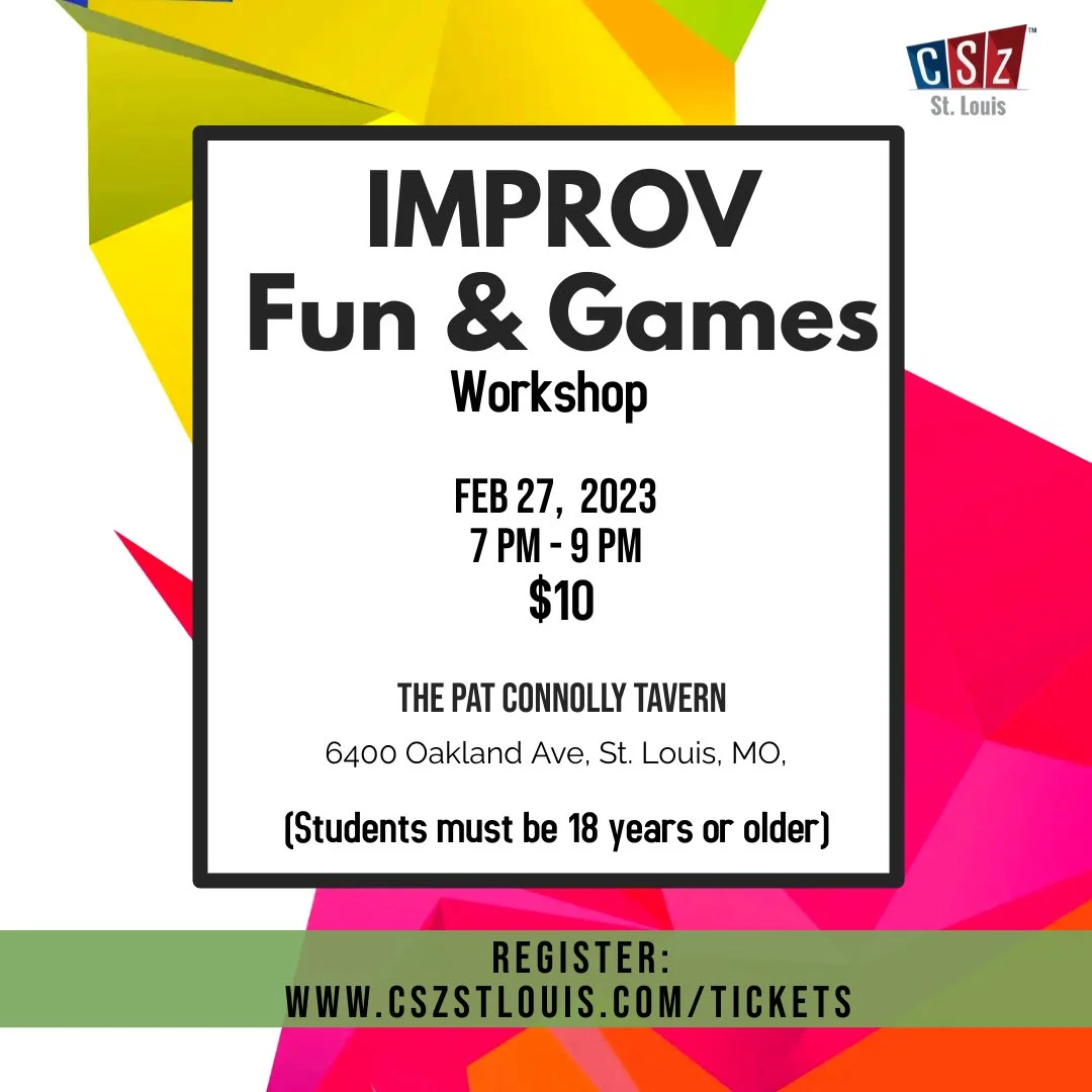 IMPROV FUN AND GAMES WORKSHOP @ Pat Connolly Tavern