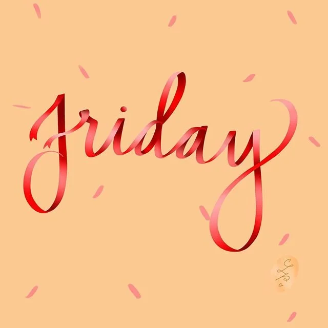 It&rsquo;s Friday!!! 🎉
&bull;
Es viernes!!! 💃🏻
.
.
.
#typespire #thegoodtype #designspiration #latinaswholetter #letteringpractice #handlettering #lapizypapel #strengthinletters