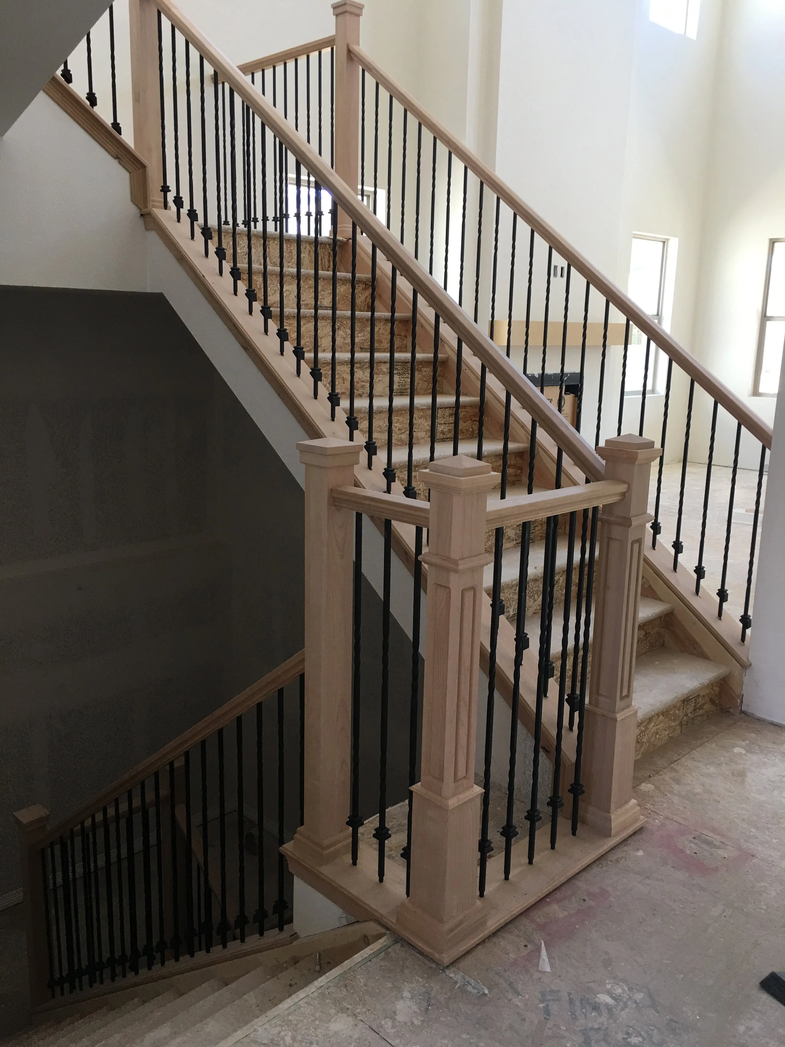 More Custom Stair Railings - Front Range Finish Carpentry