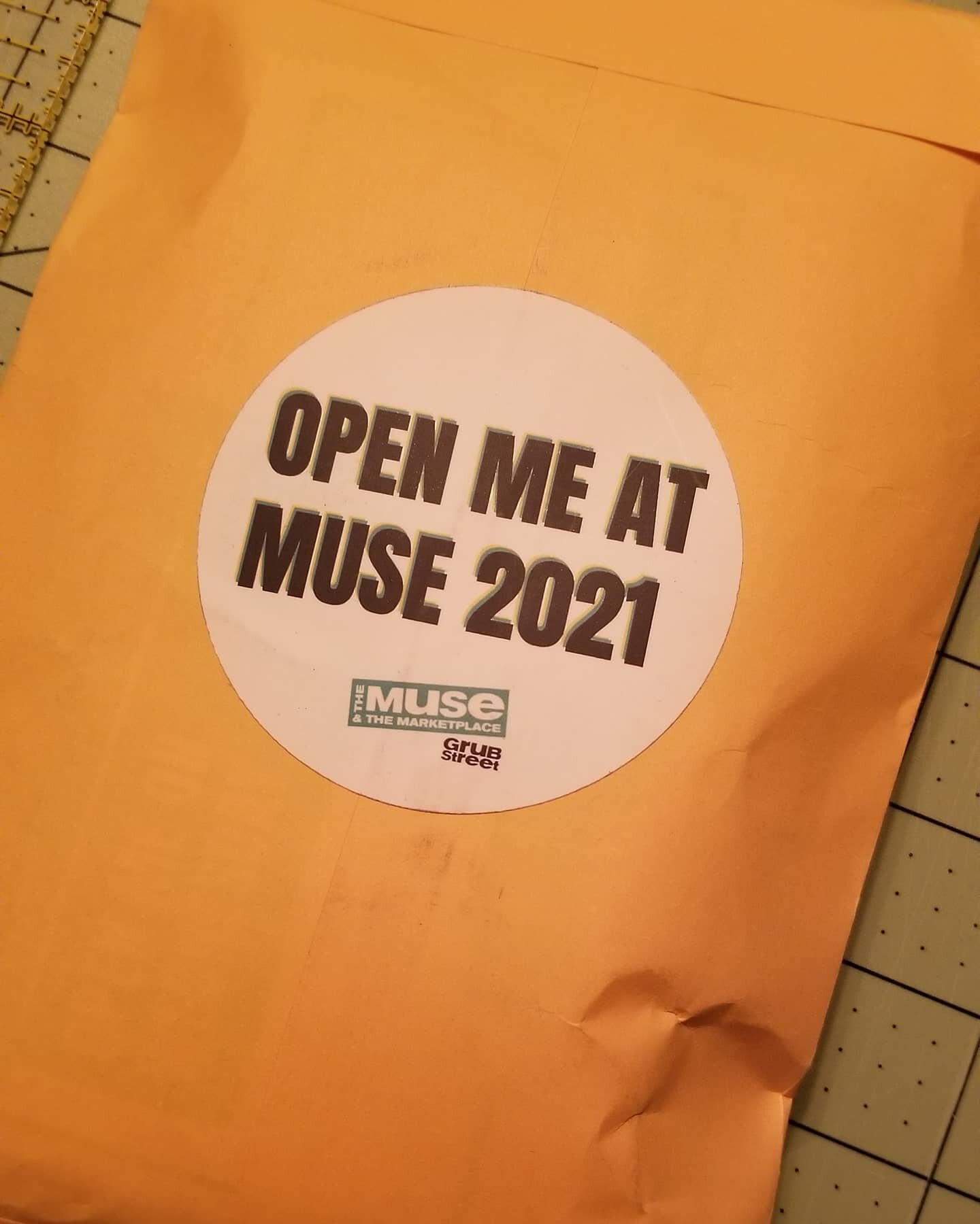 Just a few more hours until I open this!

#Muse21 #bostonwriters